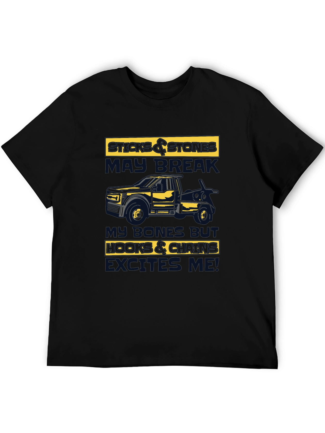 Sticks & Stones Tow Truck T-Shirt