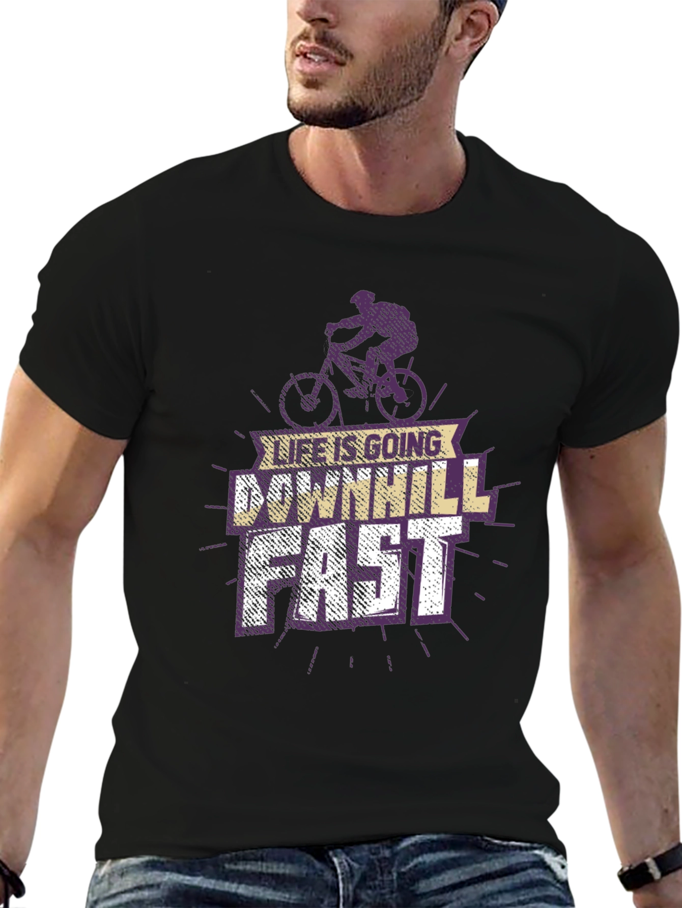 Life is Going Downhill Fast Graphic Tee