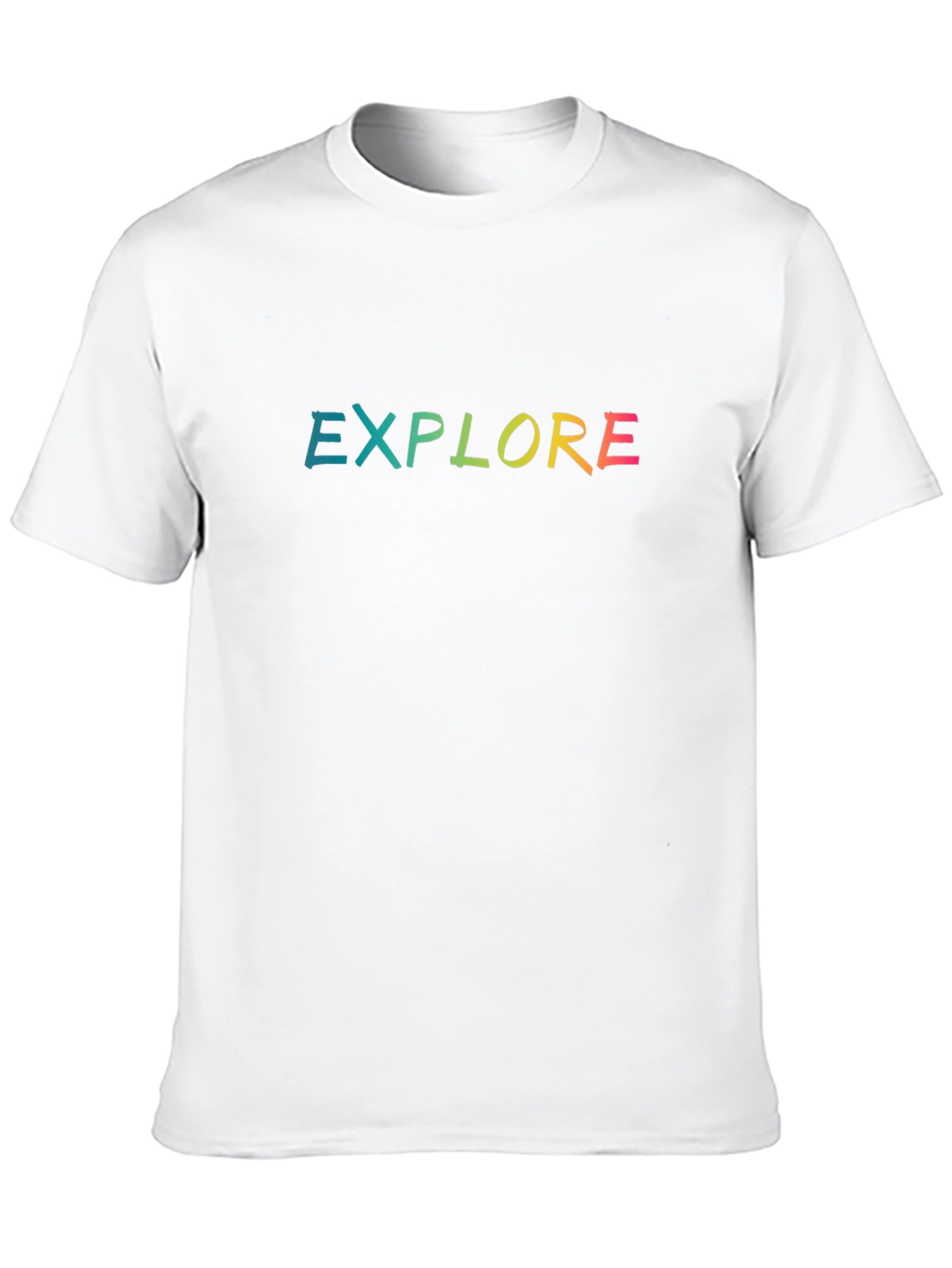 Explore Graphic Print Black T-Shirt