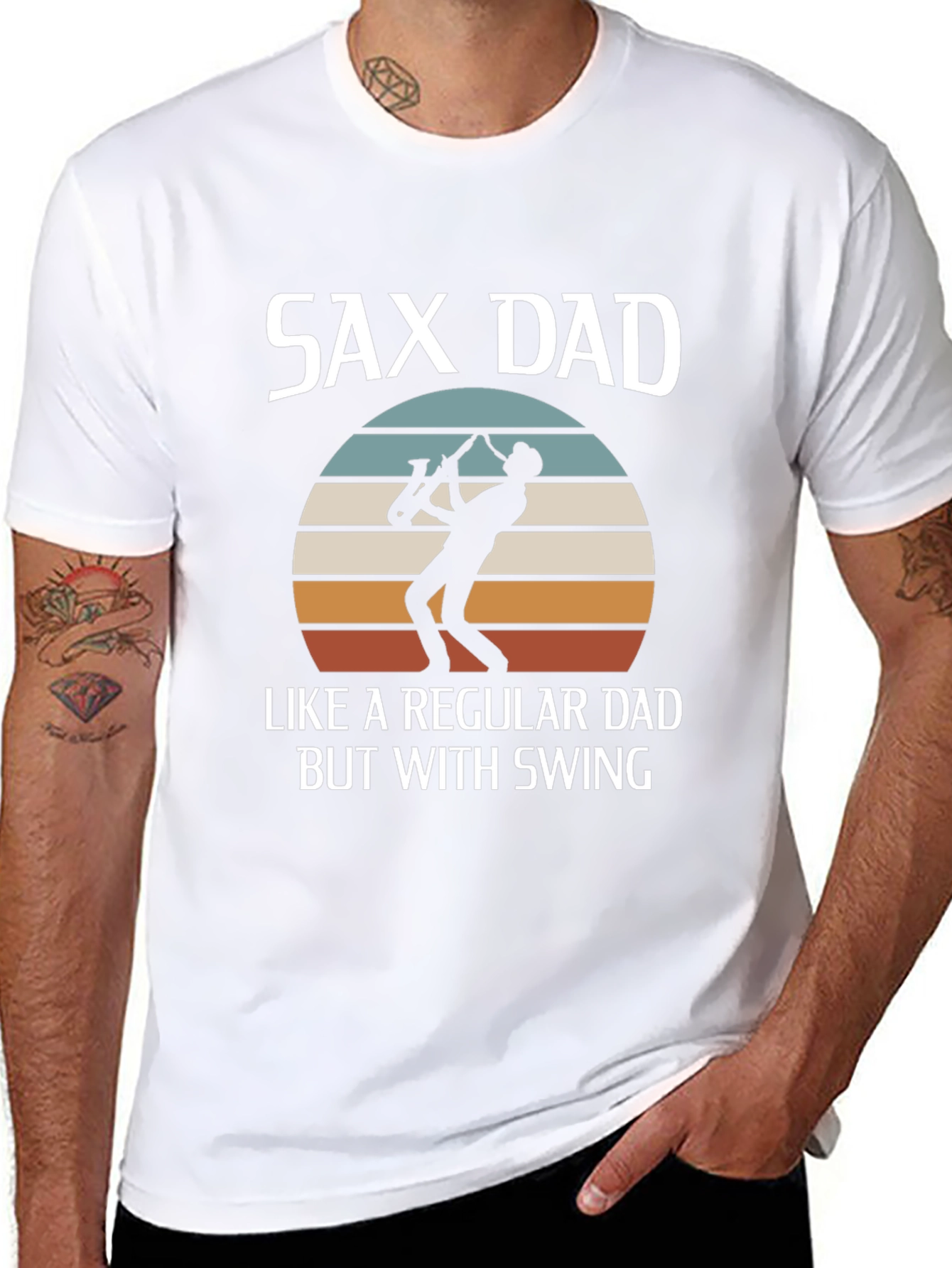 Sax Dad T-Shirt: Regular Dad But With Swing!