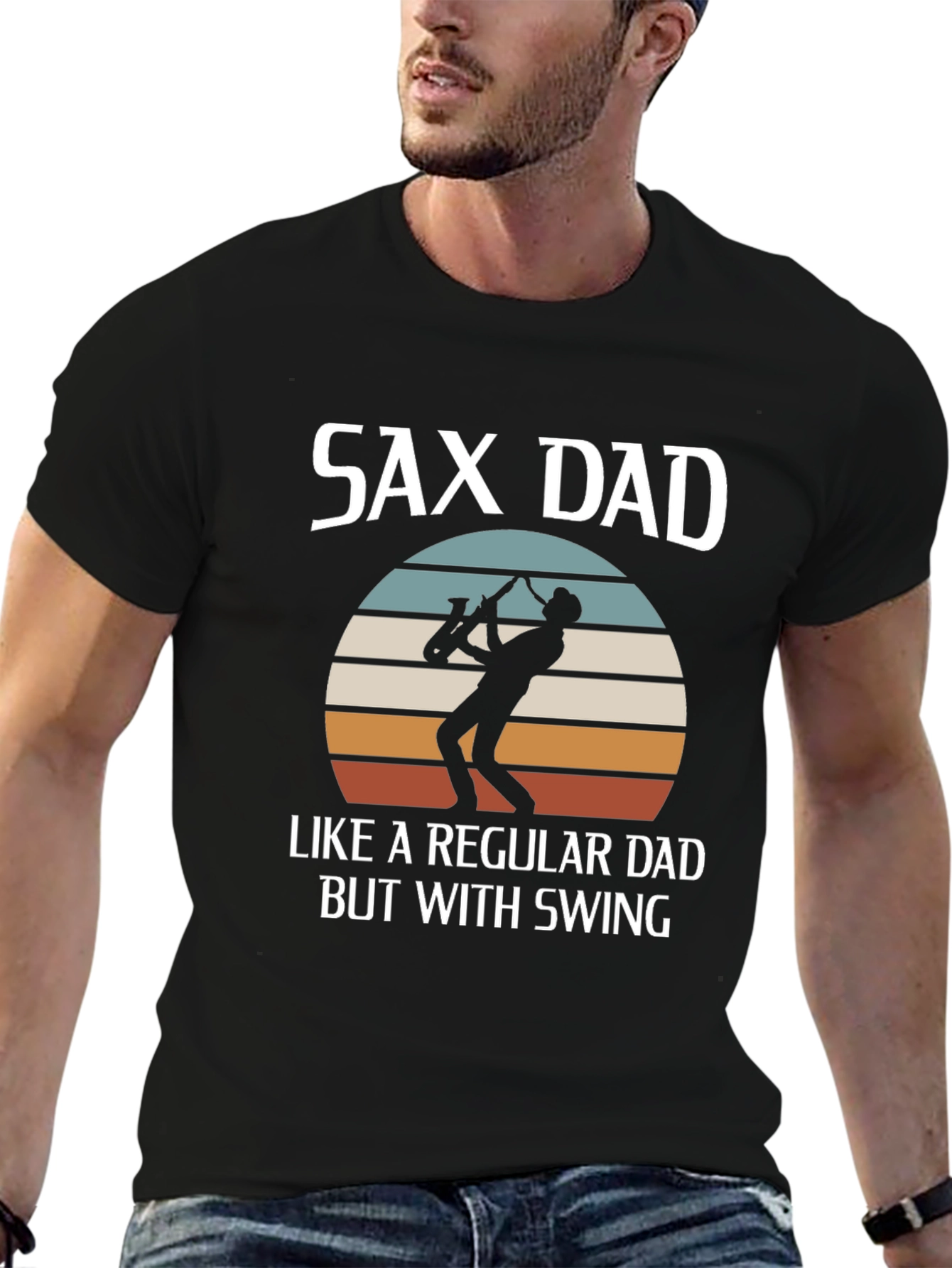 Sax Dad T-Shirt: Regular Dad But With Swing!