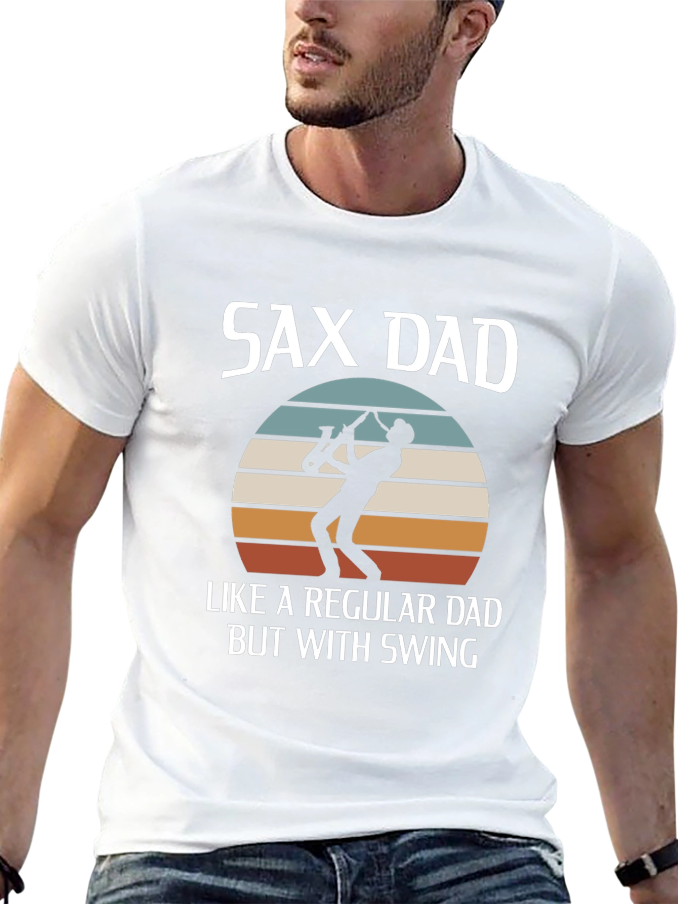 Sax Dad T-Shirt: Regular Dad But With Swing!