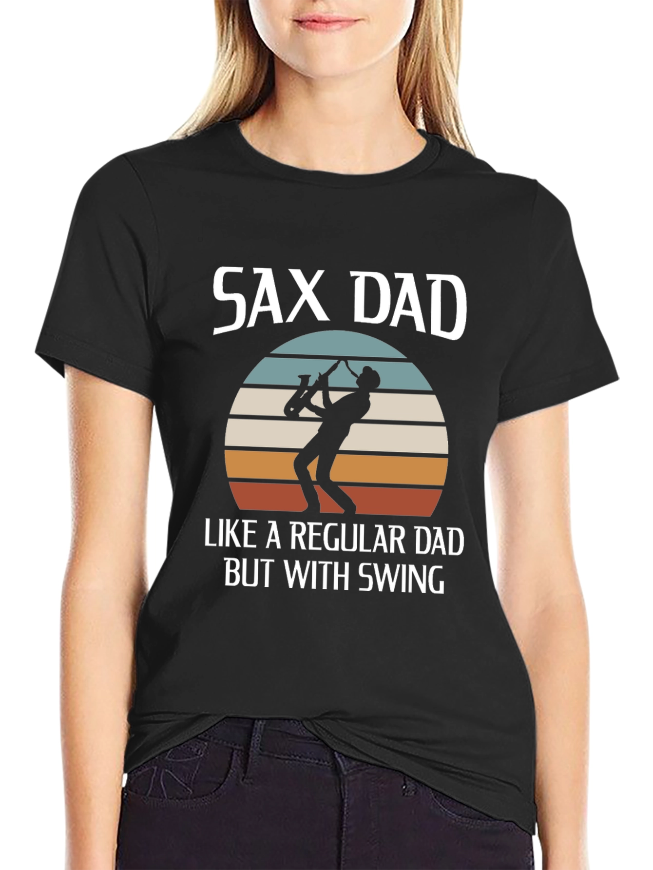 Sax Dad T-Shirt: Regular Dad But With Swing!