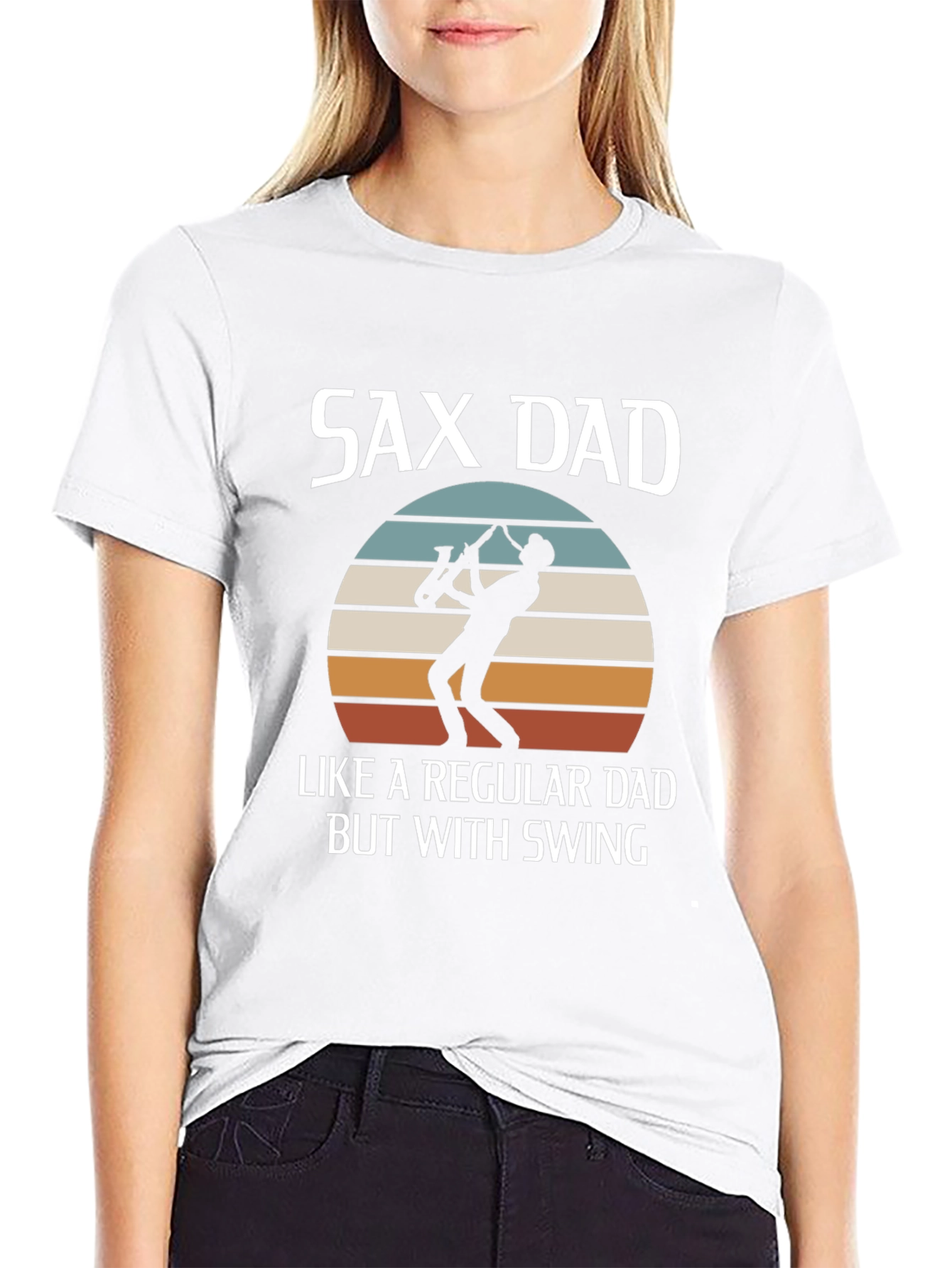 Sax Dad T-Shirt: Regular Dad But With Swing!