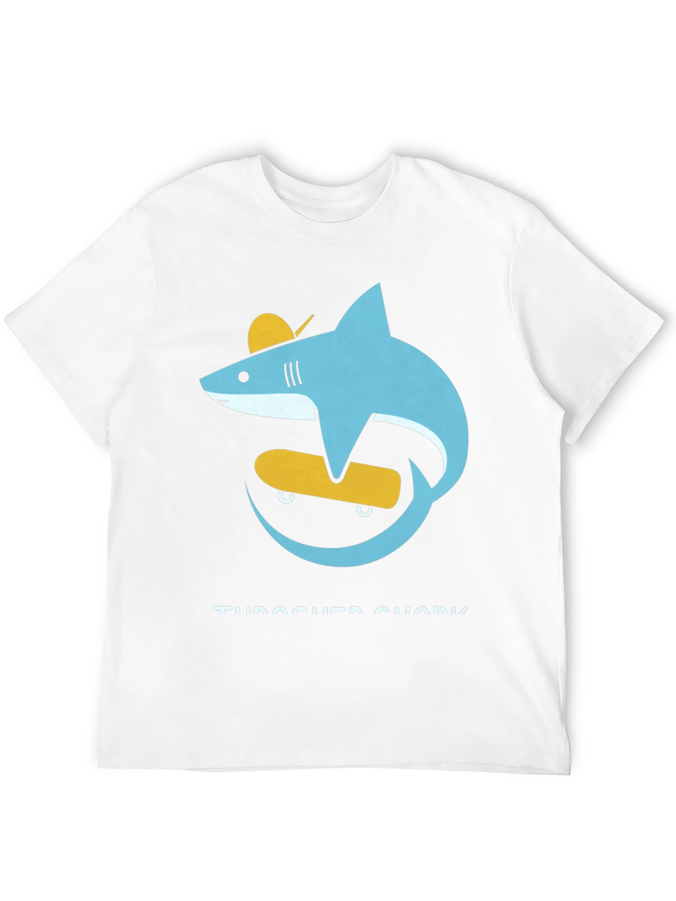Skateboarding Shark Graphic Tee