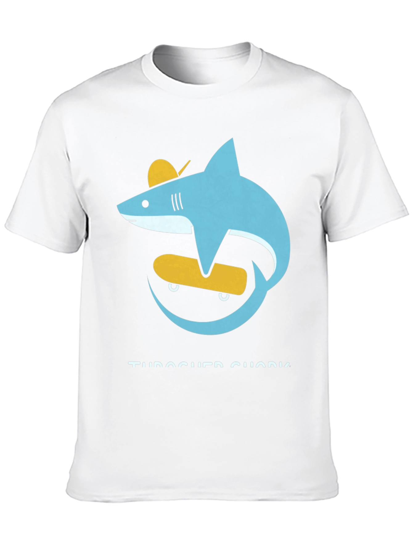 Skateboarding Shark Graphic Tee