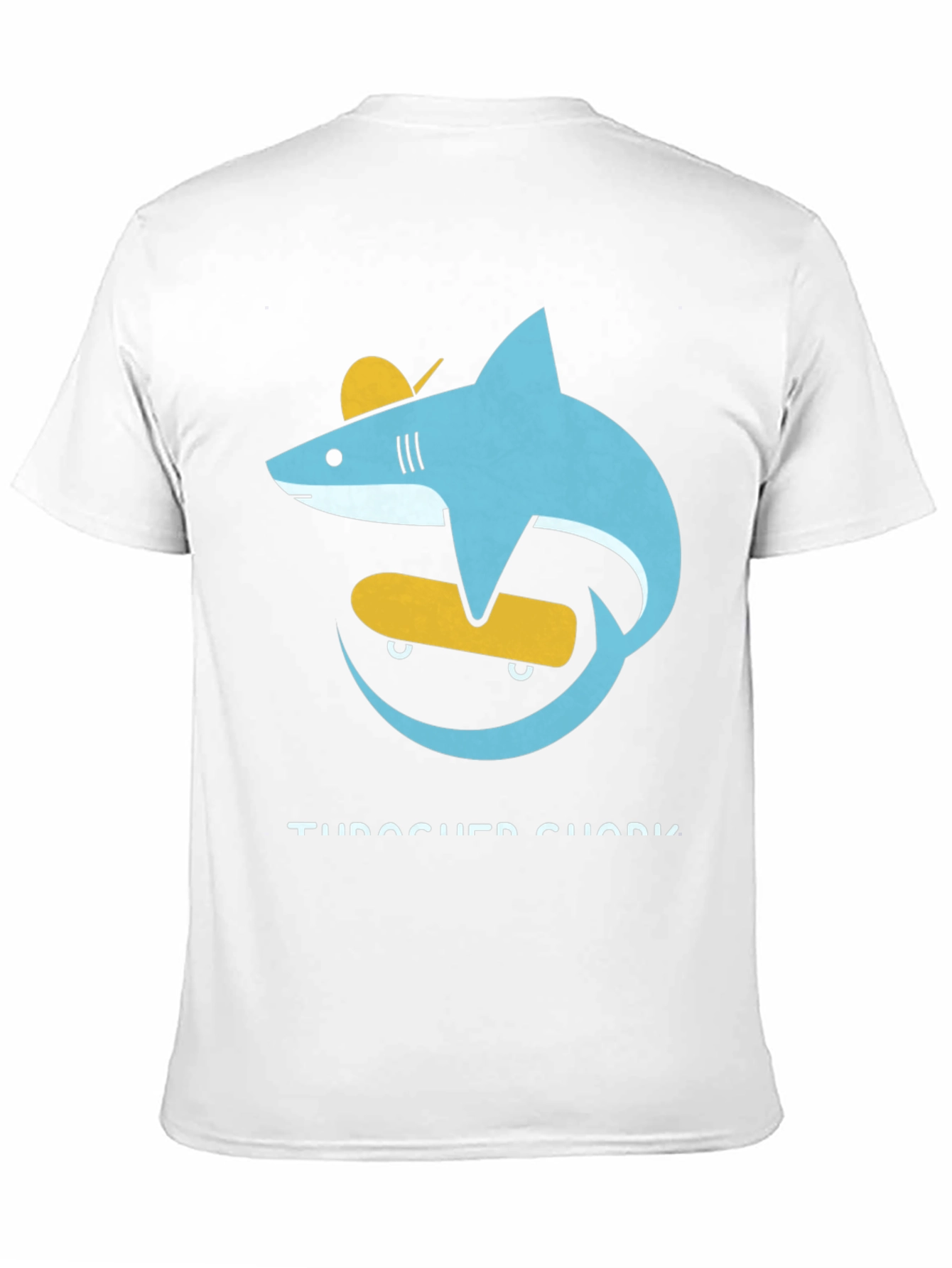 Skateboarding Shark Graphic Tee
