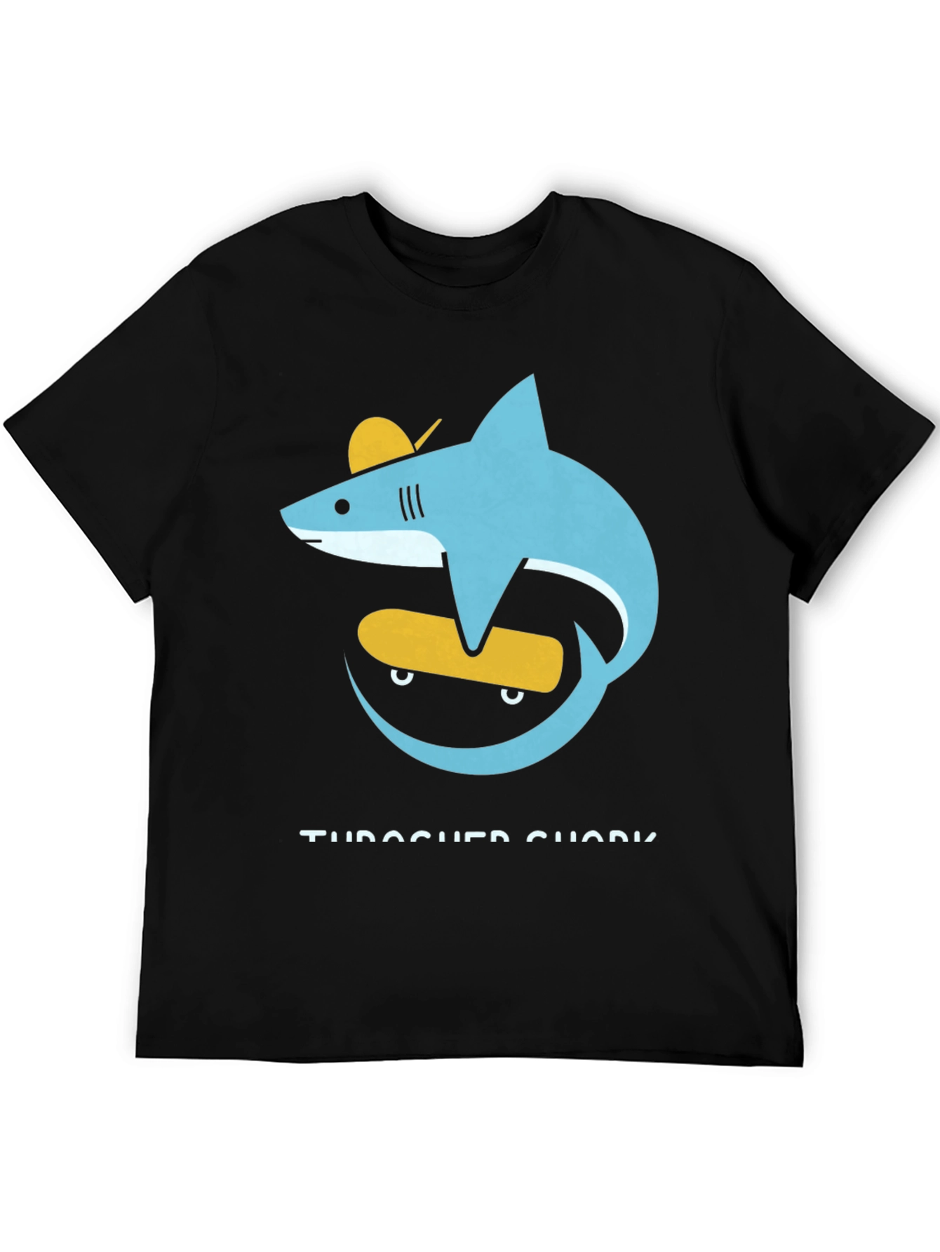 Skateboarding Shark Graphic Tee