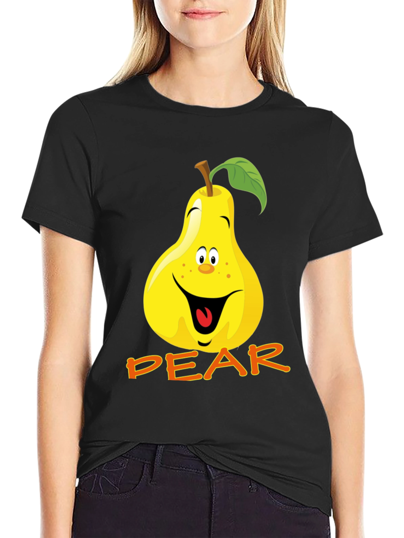 Funny Pear Cartoon T-Shirt