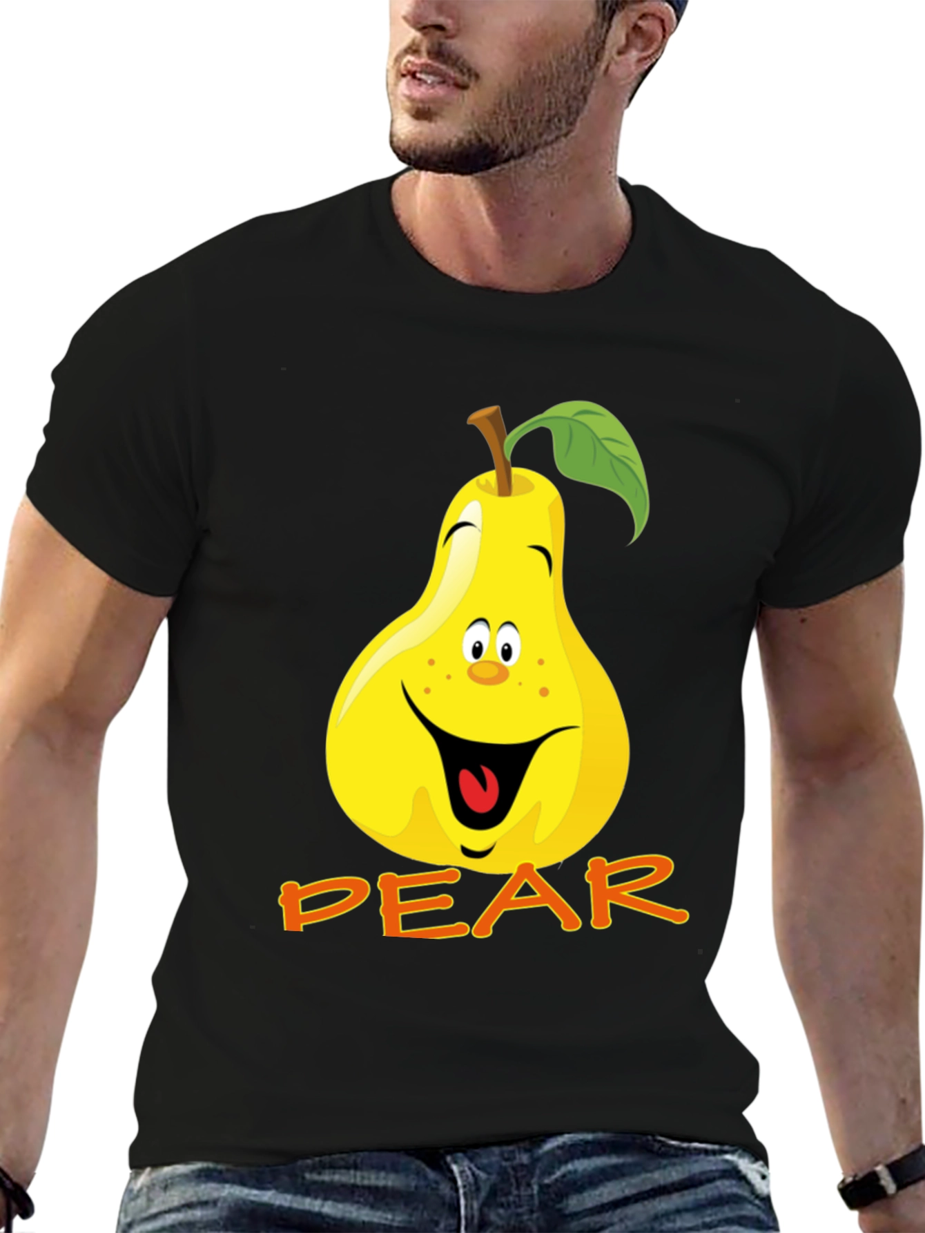 Funny Pear Cartoon T-Shirt