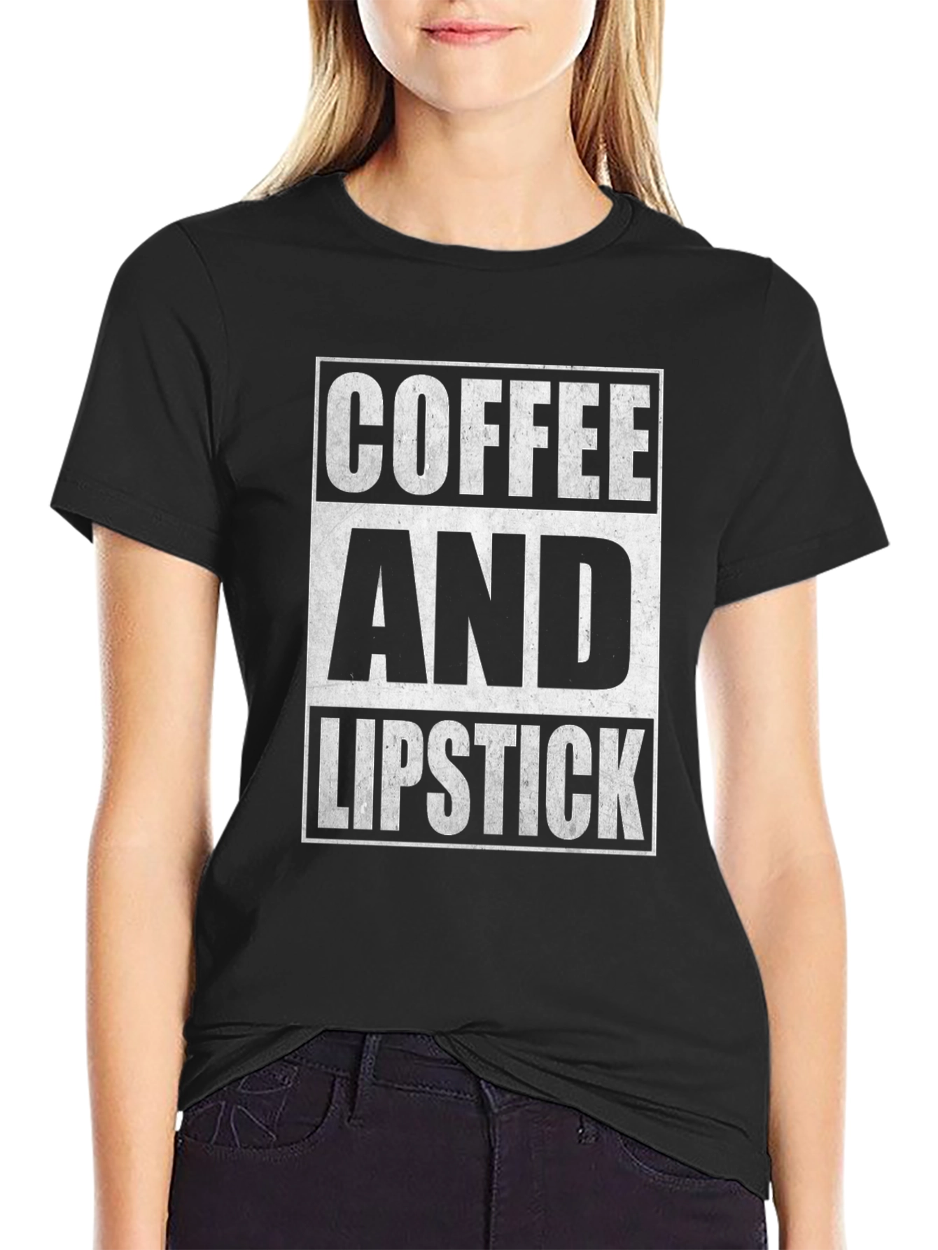 Coffee and Lipstick Graphic T-Shirt