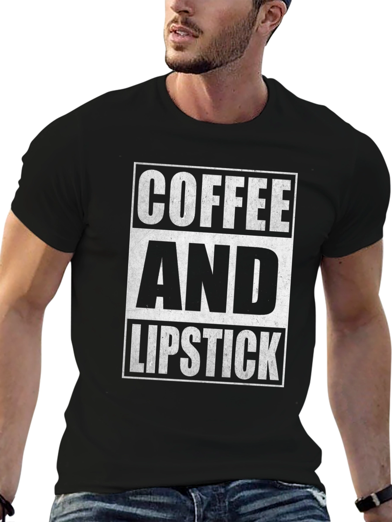 Coffee and Lipstick Graphic T-Shirt