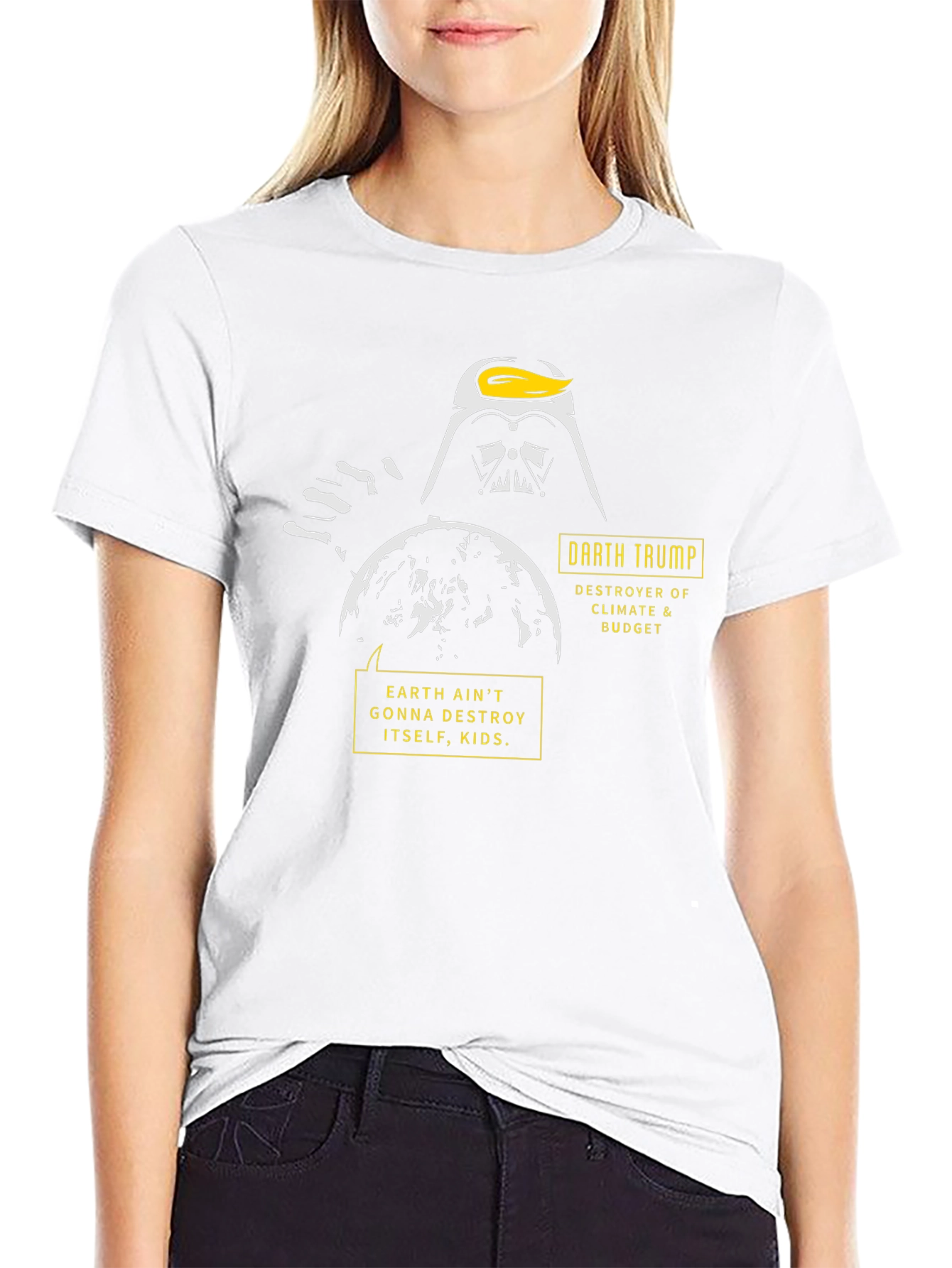 Darth Trump T-Shirt Political Climate Budget Humor Tee