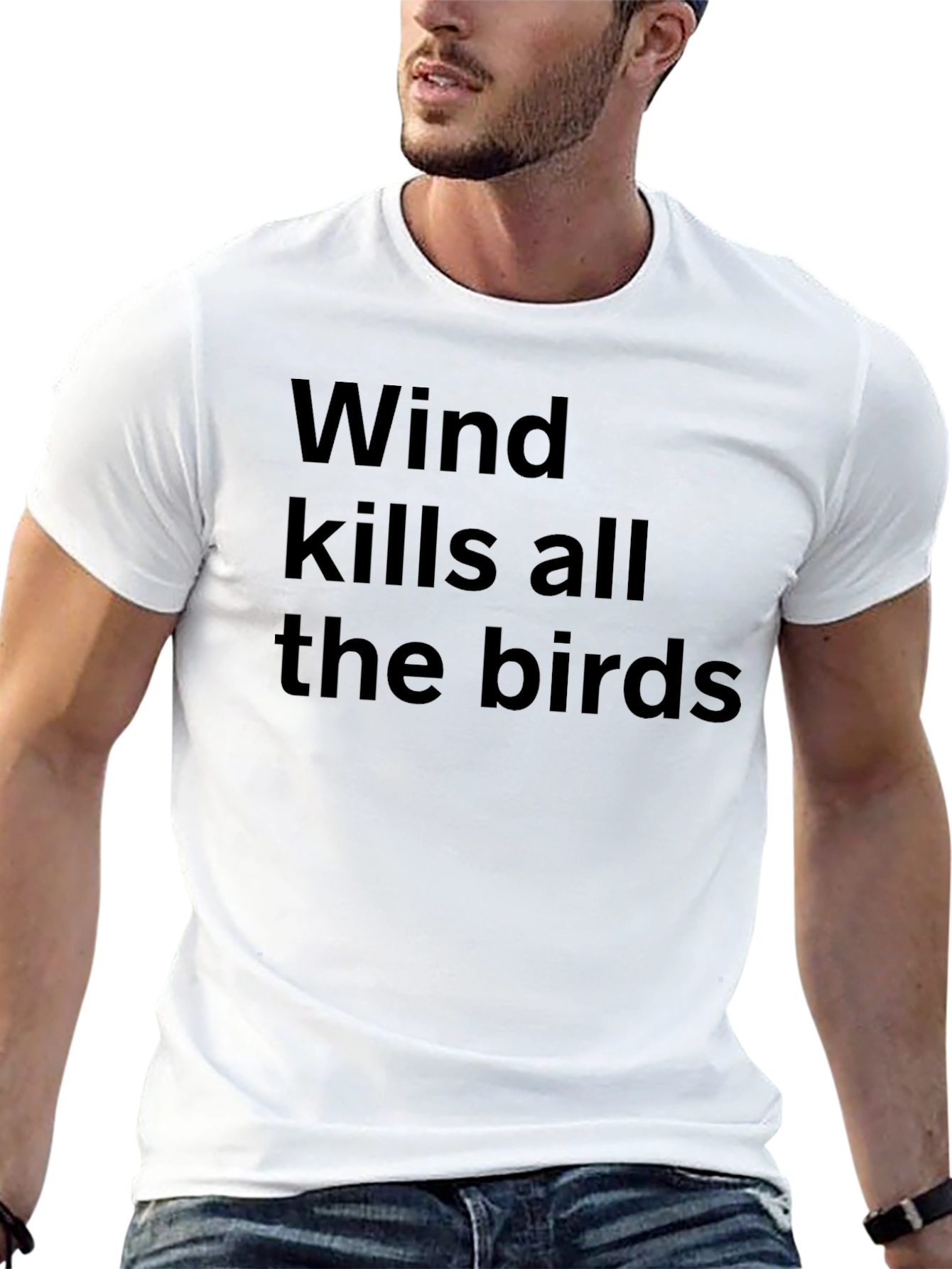 Wind Kills All The Birds Graphic Tee