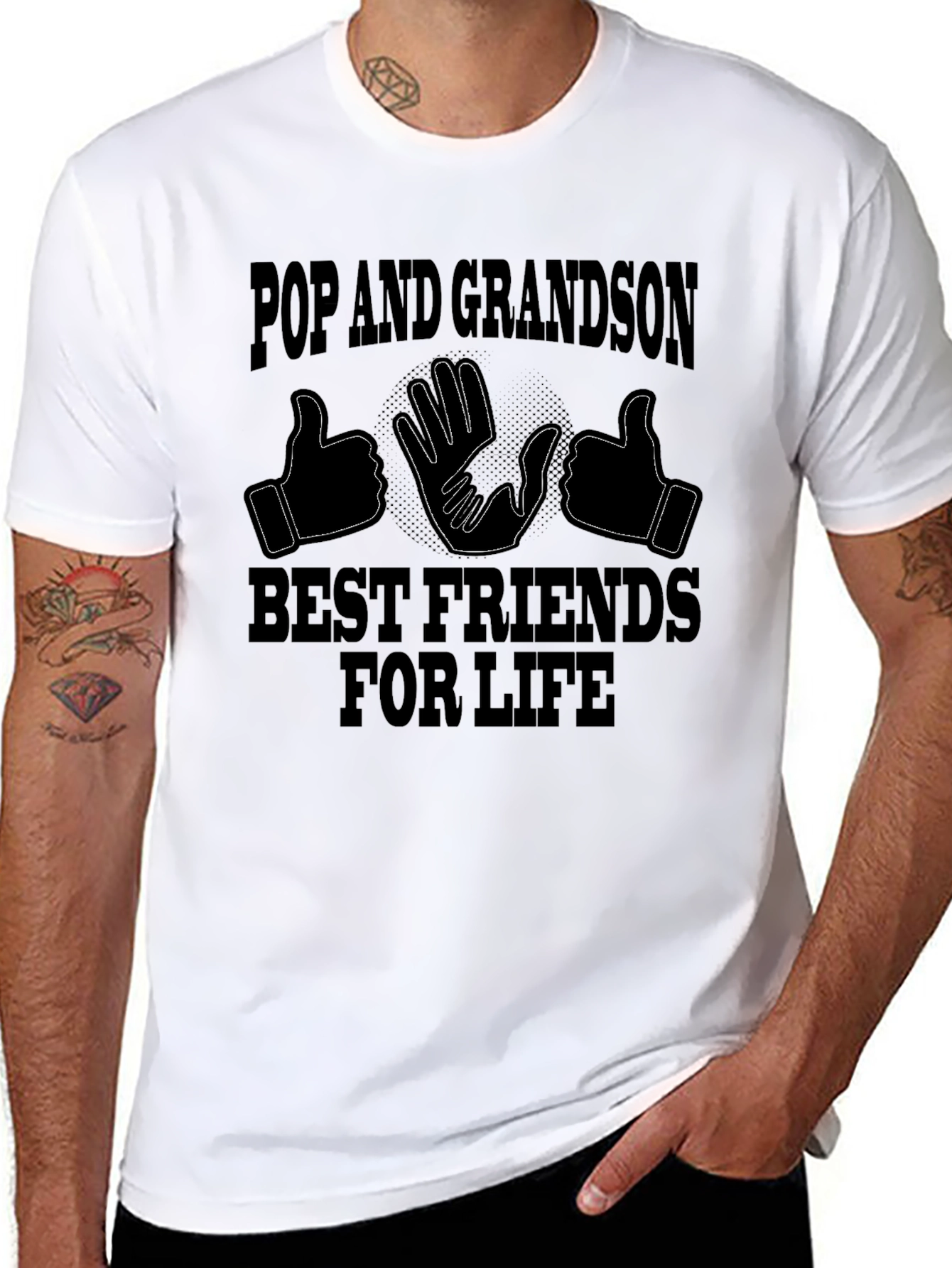 Pop and Grandson Best Friends T-Shirt