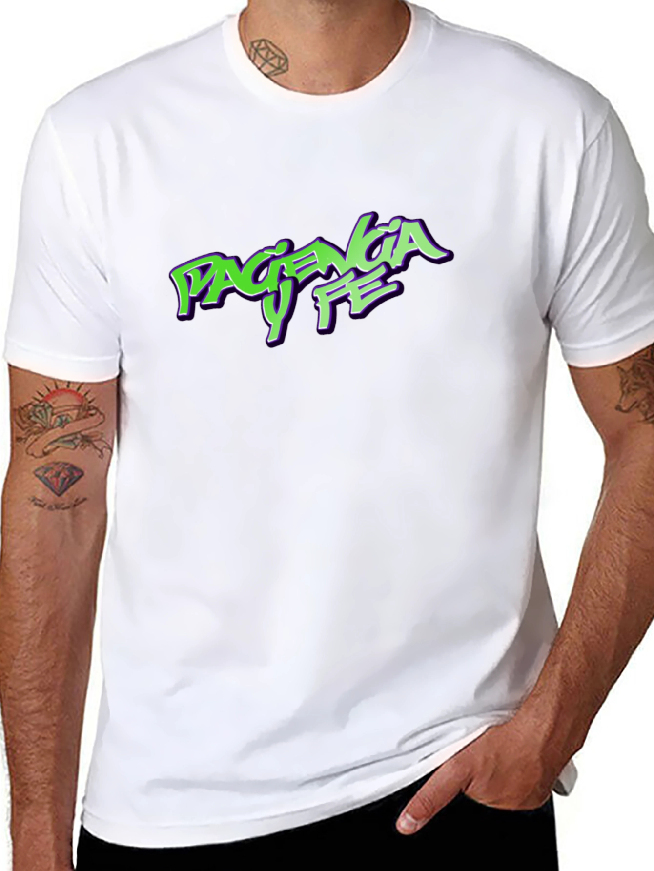 Paciencia Y Fe Graphic T-Shirt