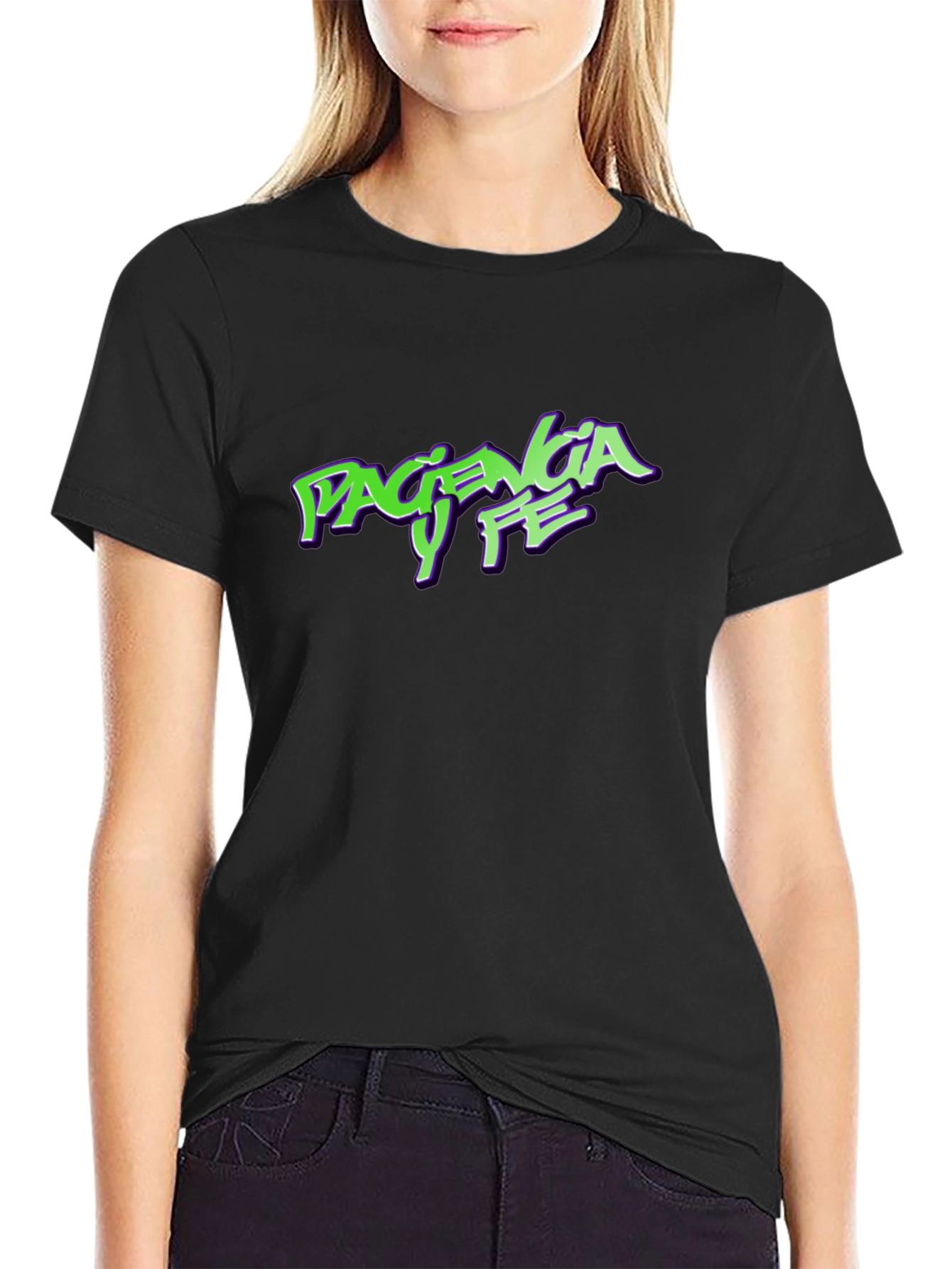 Paciencia Y Fe Graphic T-Shirt