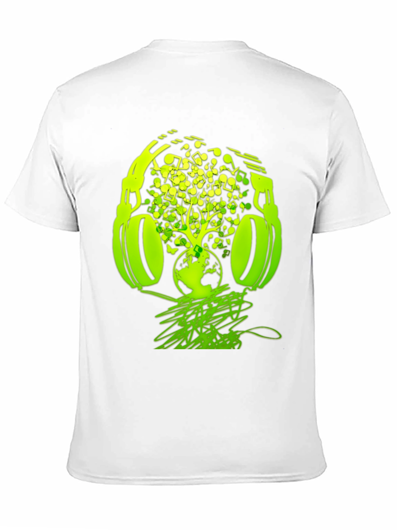 Earth Beats T-Shirt: Music Headphones Graphic Tee
