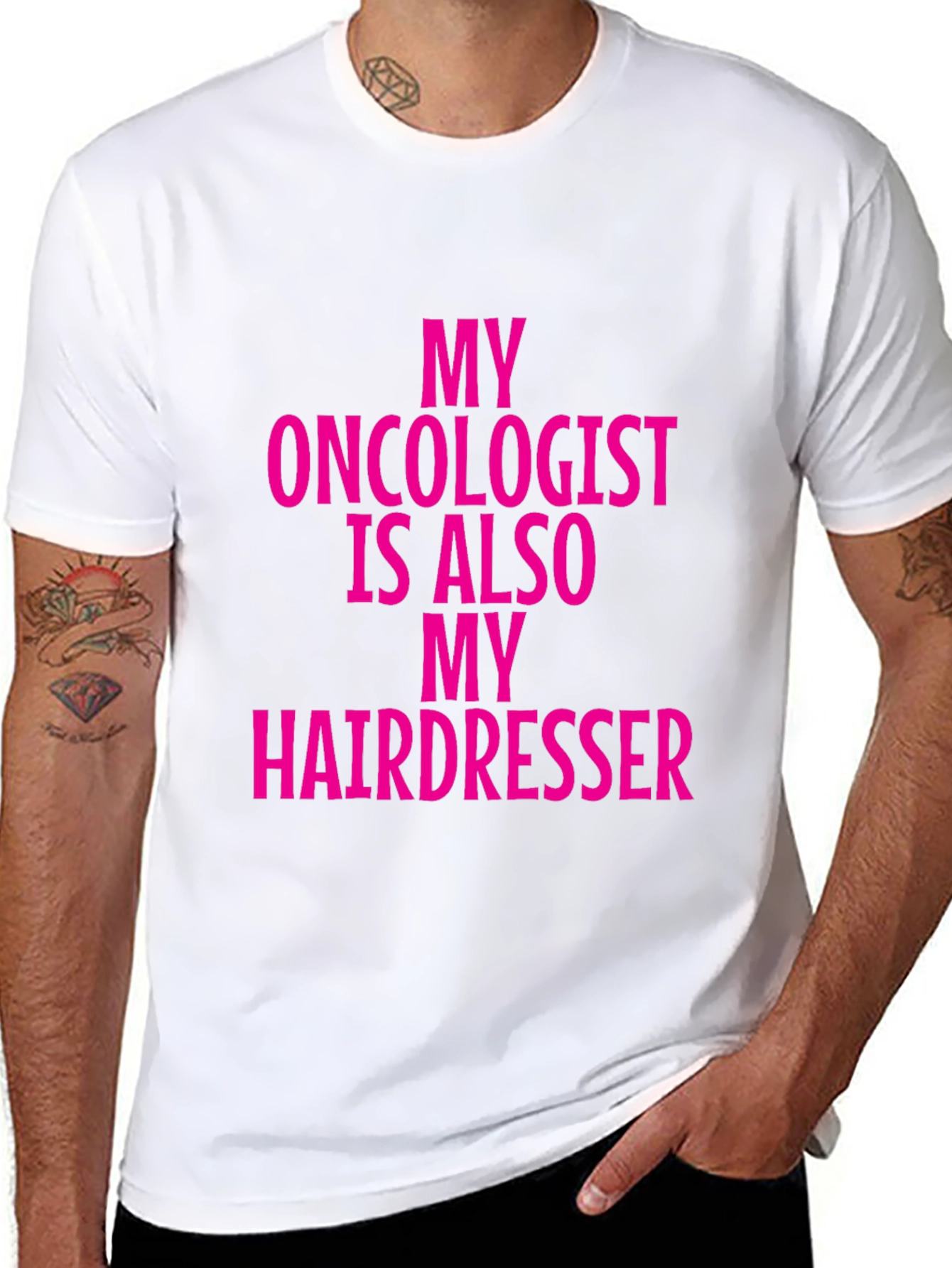 Oncologist Hairdresser Funny Graphic Tee