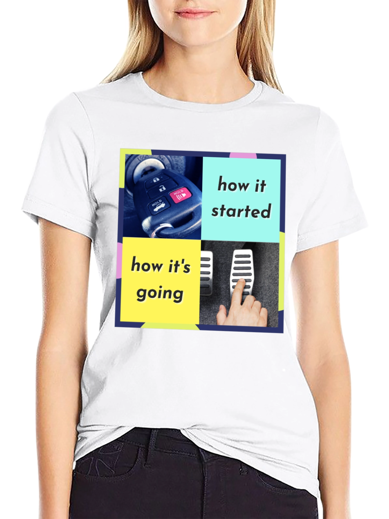 How It Started Meme Graphic Tee