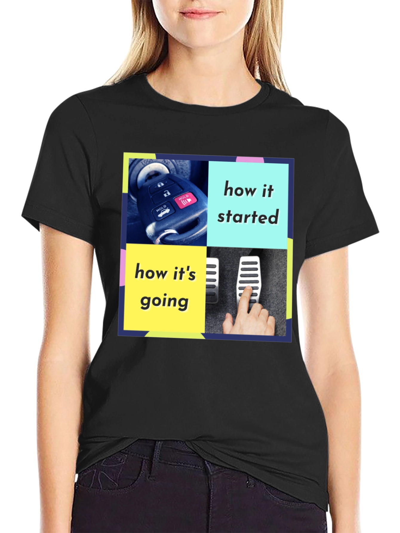How It Started Meme Graphic Tee