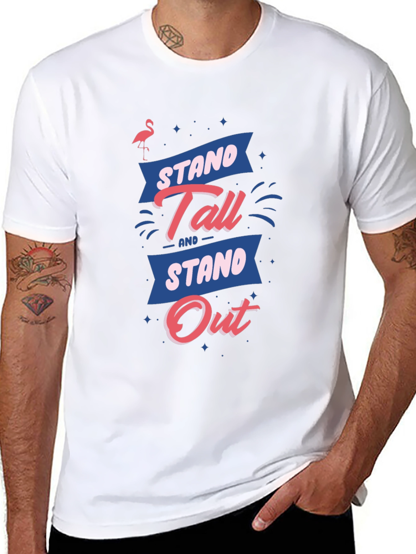 Stand Tall Graphic Print Tee