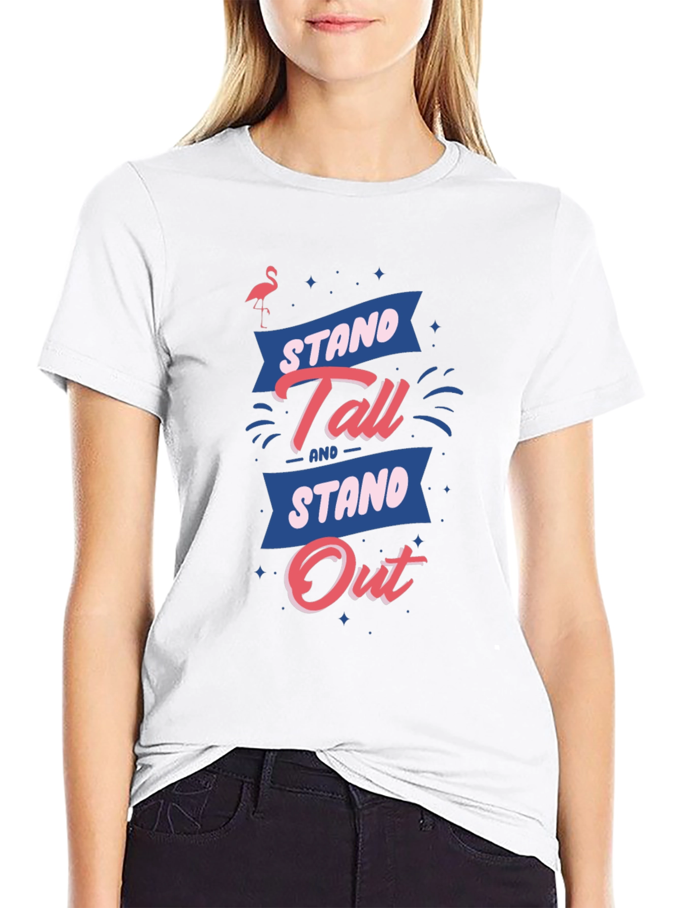 Stand Tall Graphic Print Tee