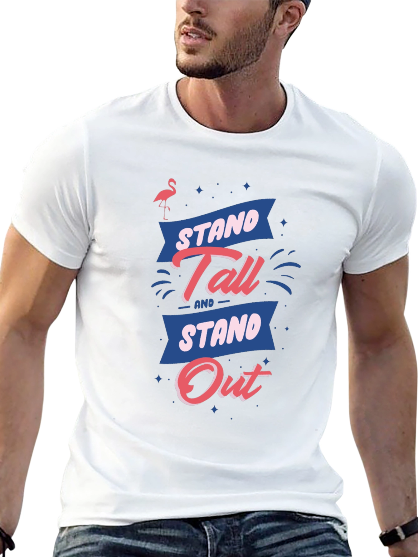 Stand Tall Graphic Print Tee