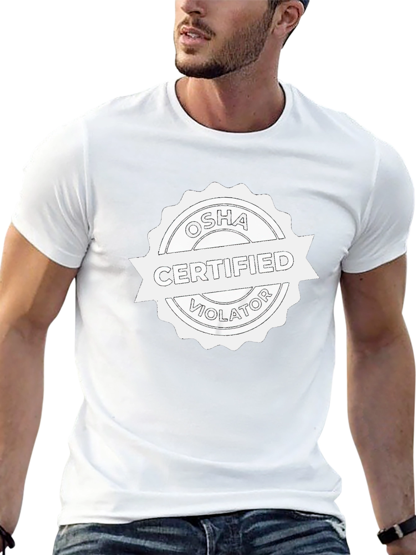 OSHA Certified Violator Black T-Shirt