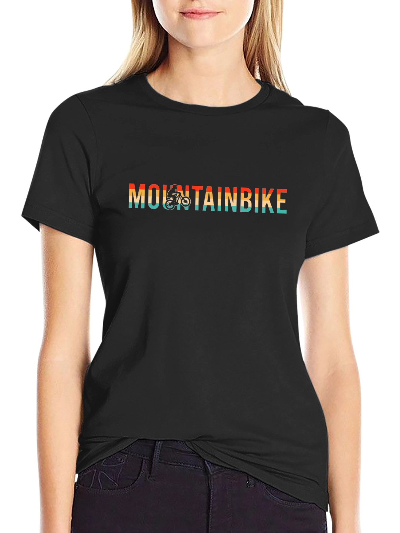 Mountain Bike Graphic Tee - Retro Style