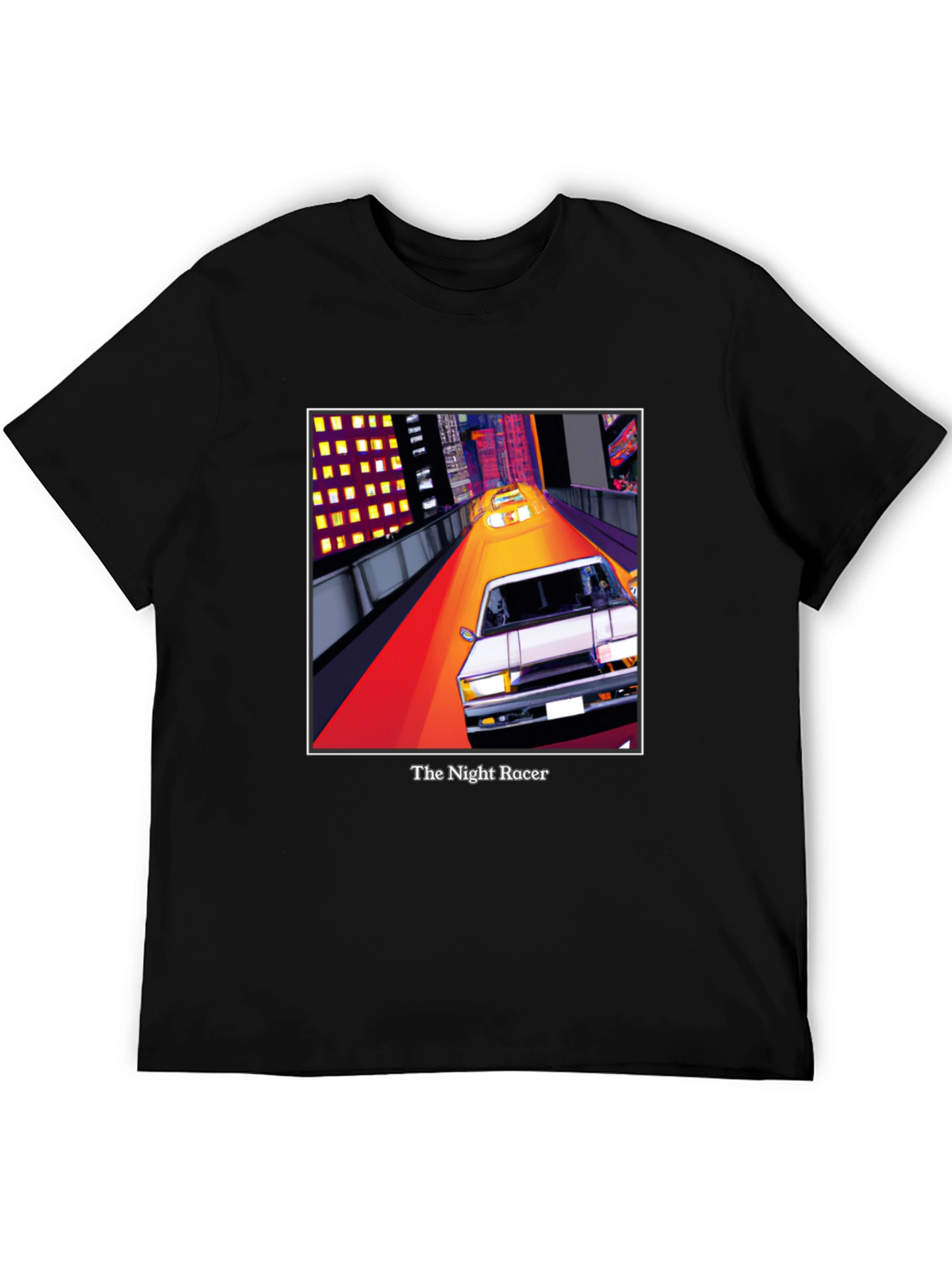 The Night Racer T-Shirt - Retro Car Graphic Tee