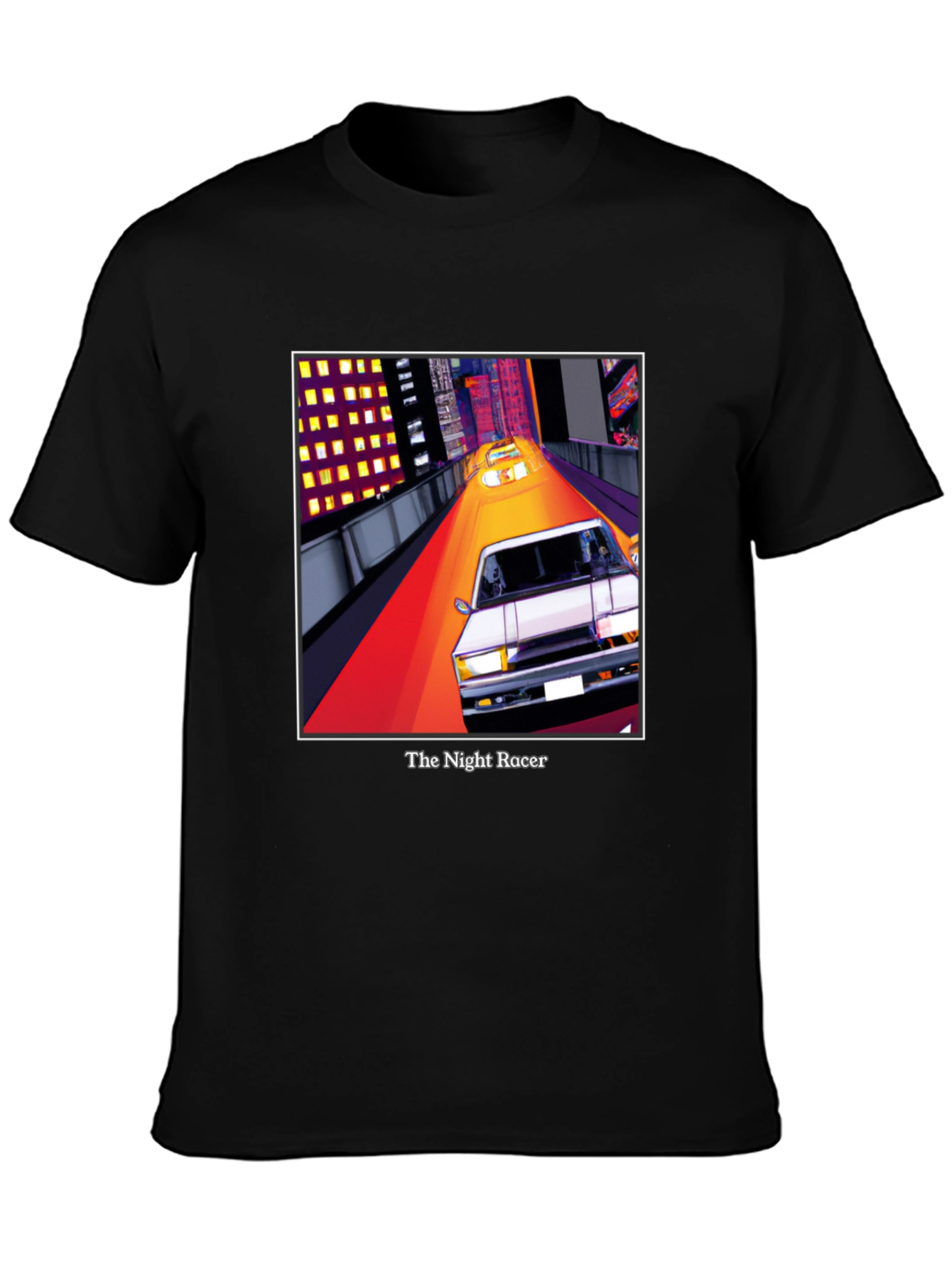 The Night Racer T-Shirt - Retro Car Graphic Tee