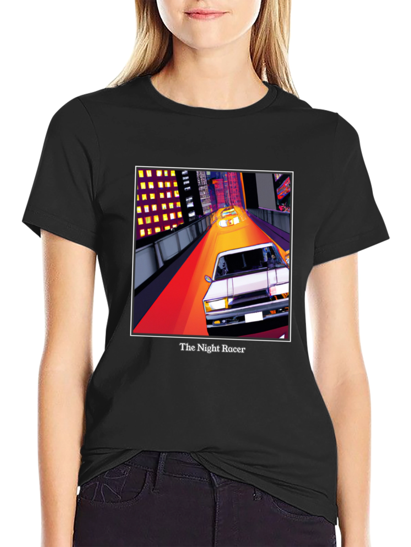 The Night Racer T-Shirt - Retro Car Graphic Tee