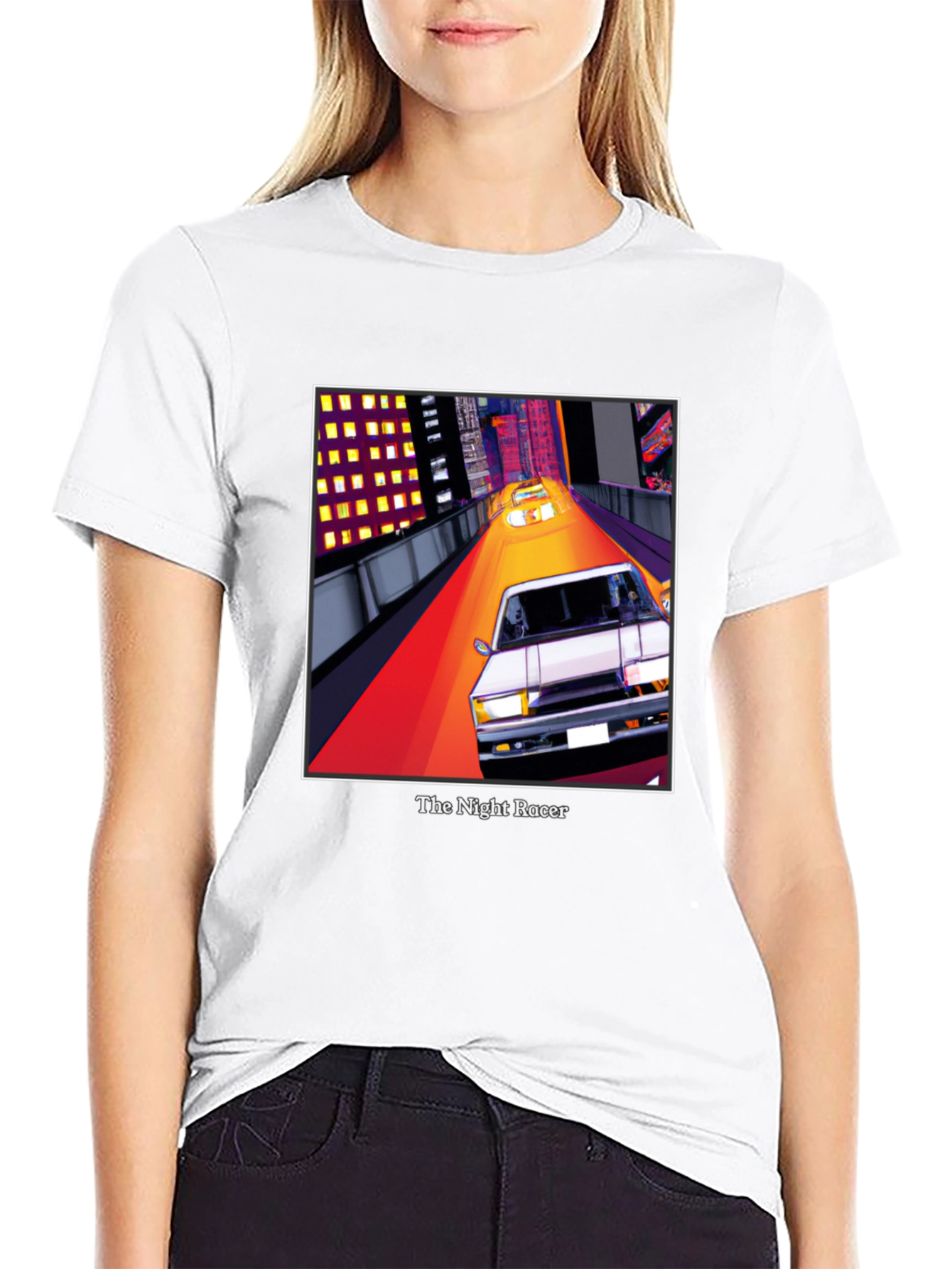 The Night Racer T-Shirt - Retro Car Graphic Tee