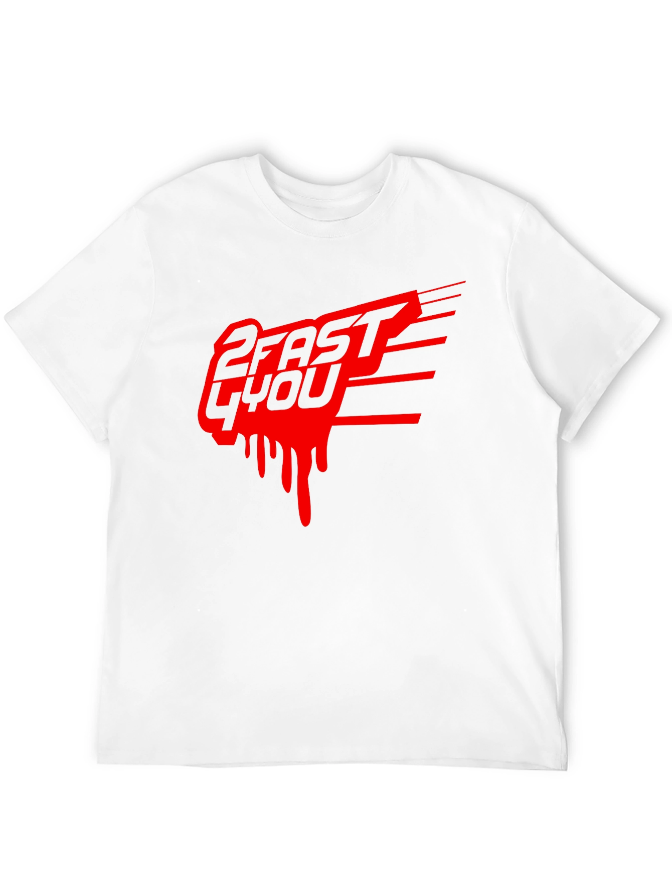 2 Fast 4 You Graphic Tee - Black