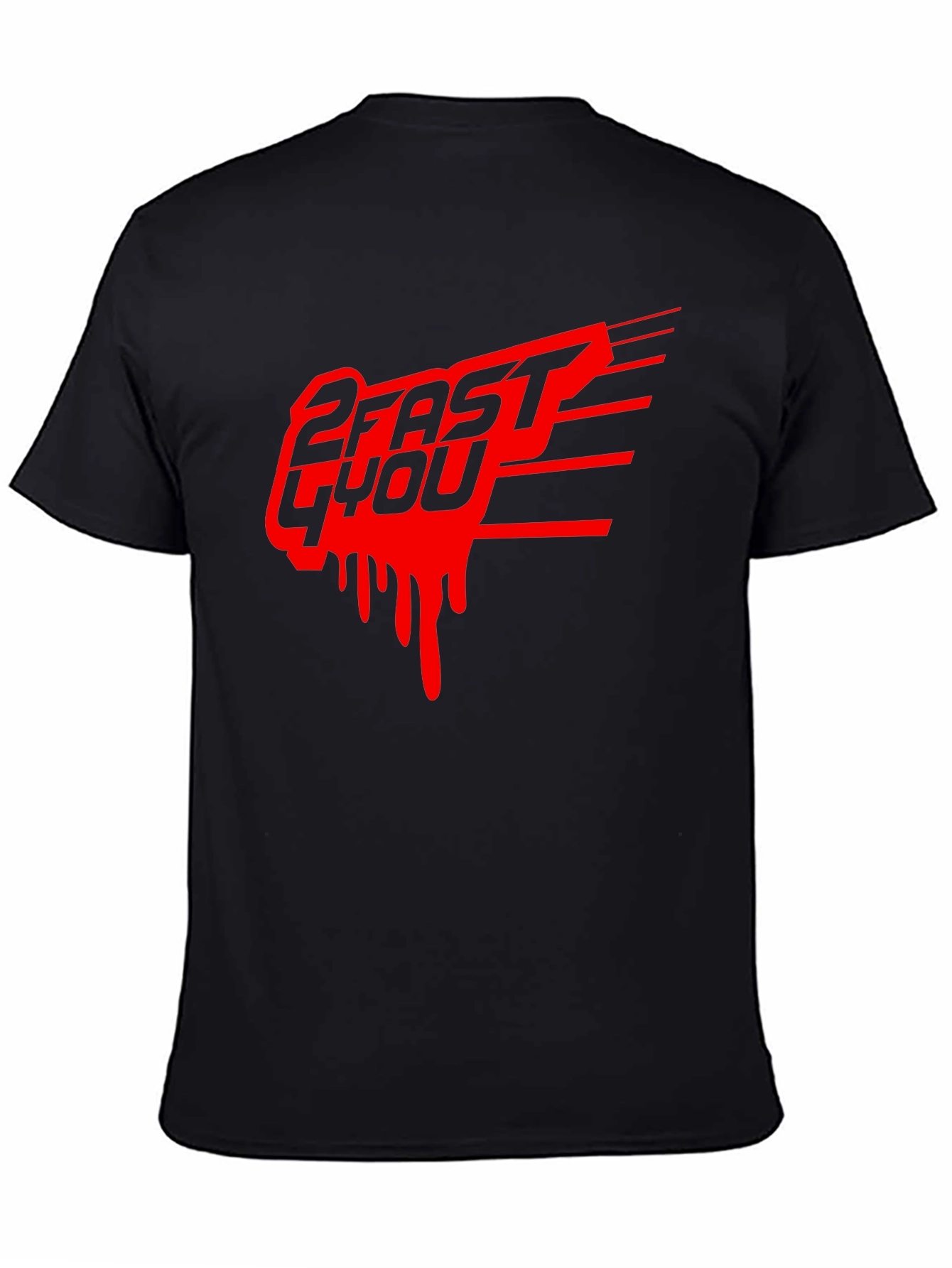 2 Fast 4 You Graphic Tee - Black