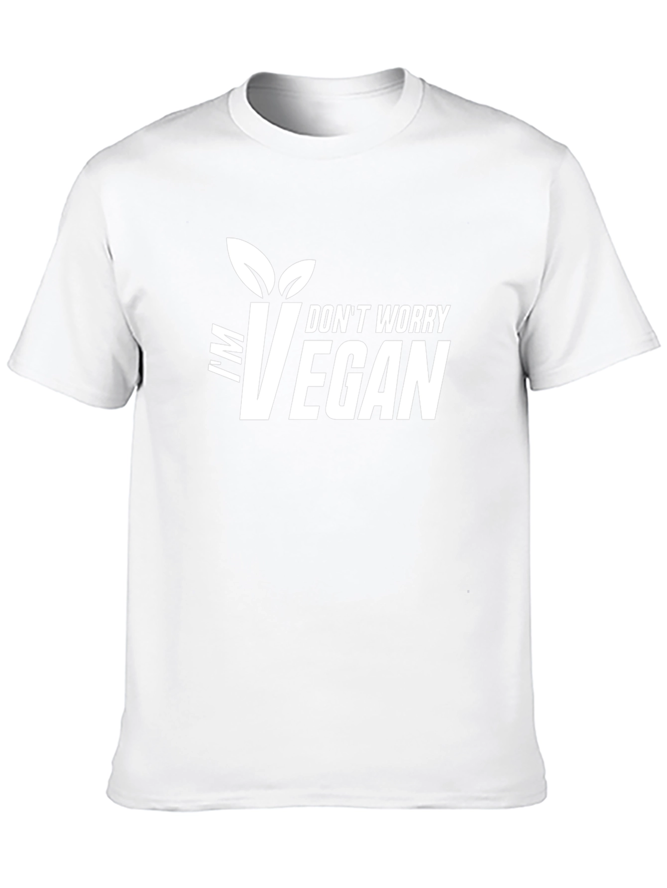 Im Vegan Graphic Tee - Black T-Shirt