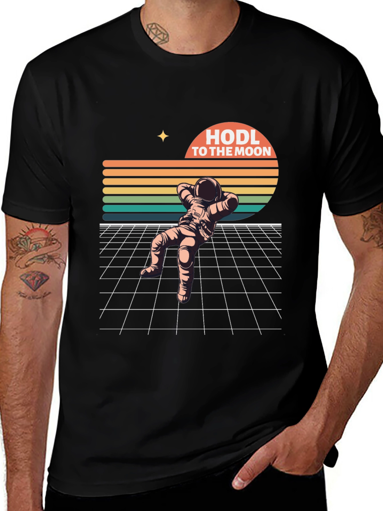 HODL To The Moon Graphic Tee