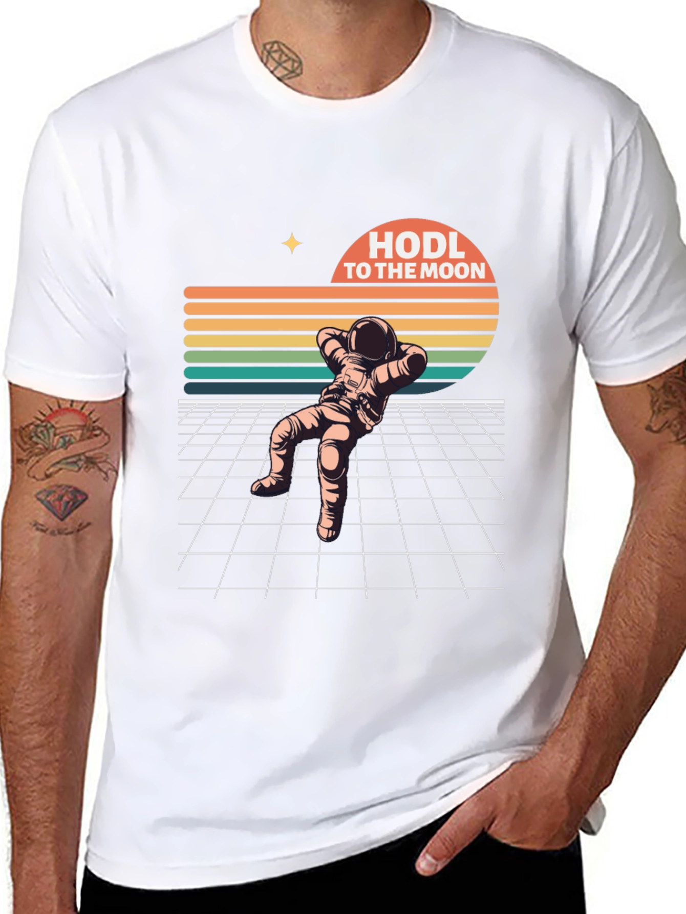 HODL To The Moon Graphic Tee