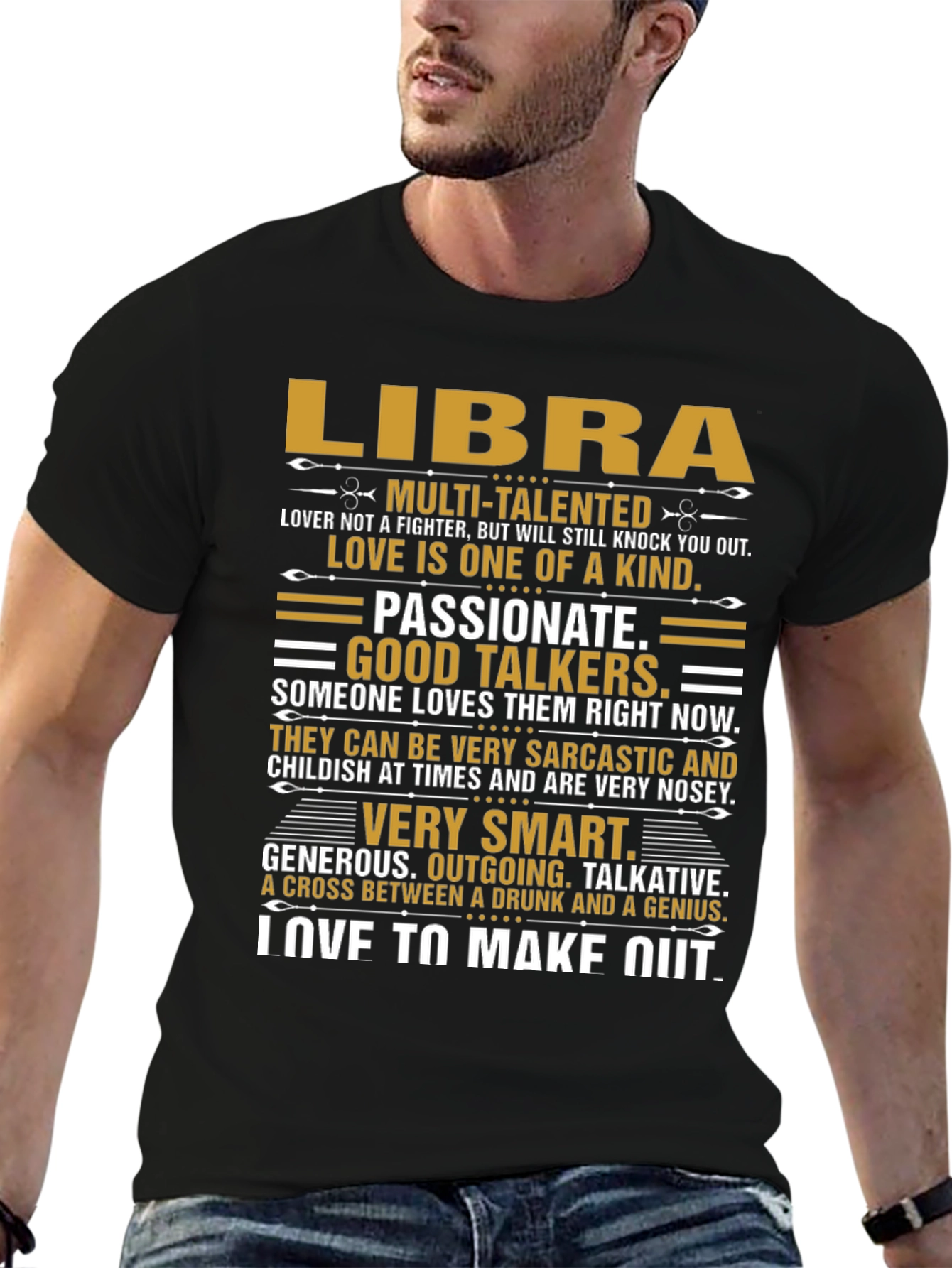 Libra Zodiac T-Shirt - Multi-Talented Smart Passionate