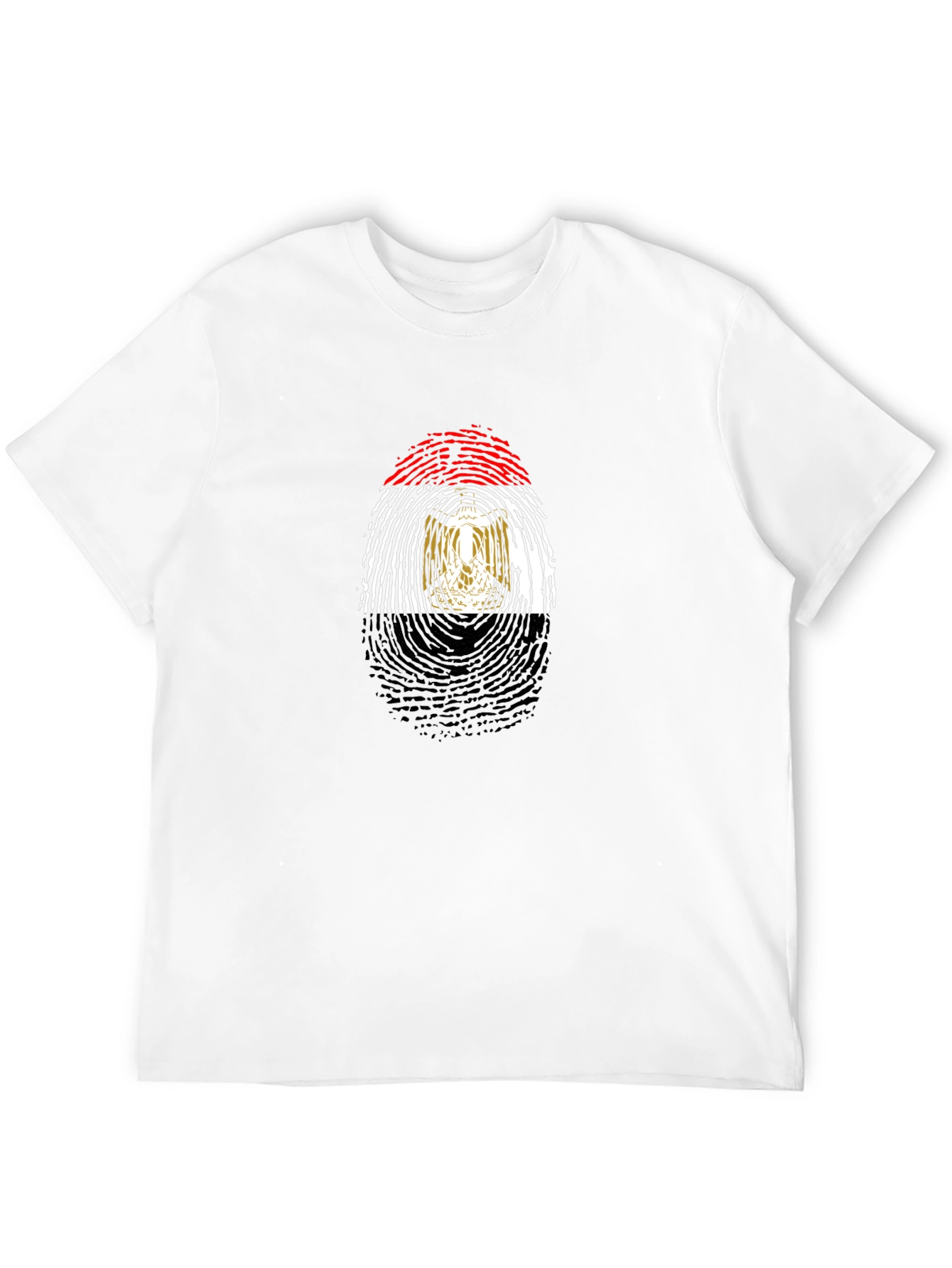 Egypt Flag Fingerprint T-Shirt