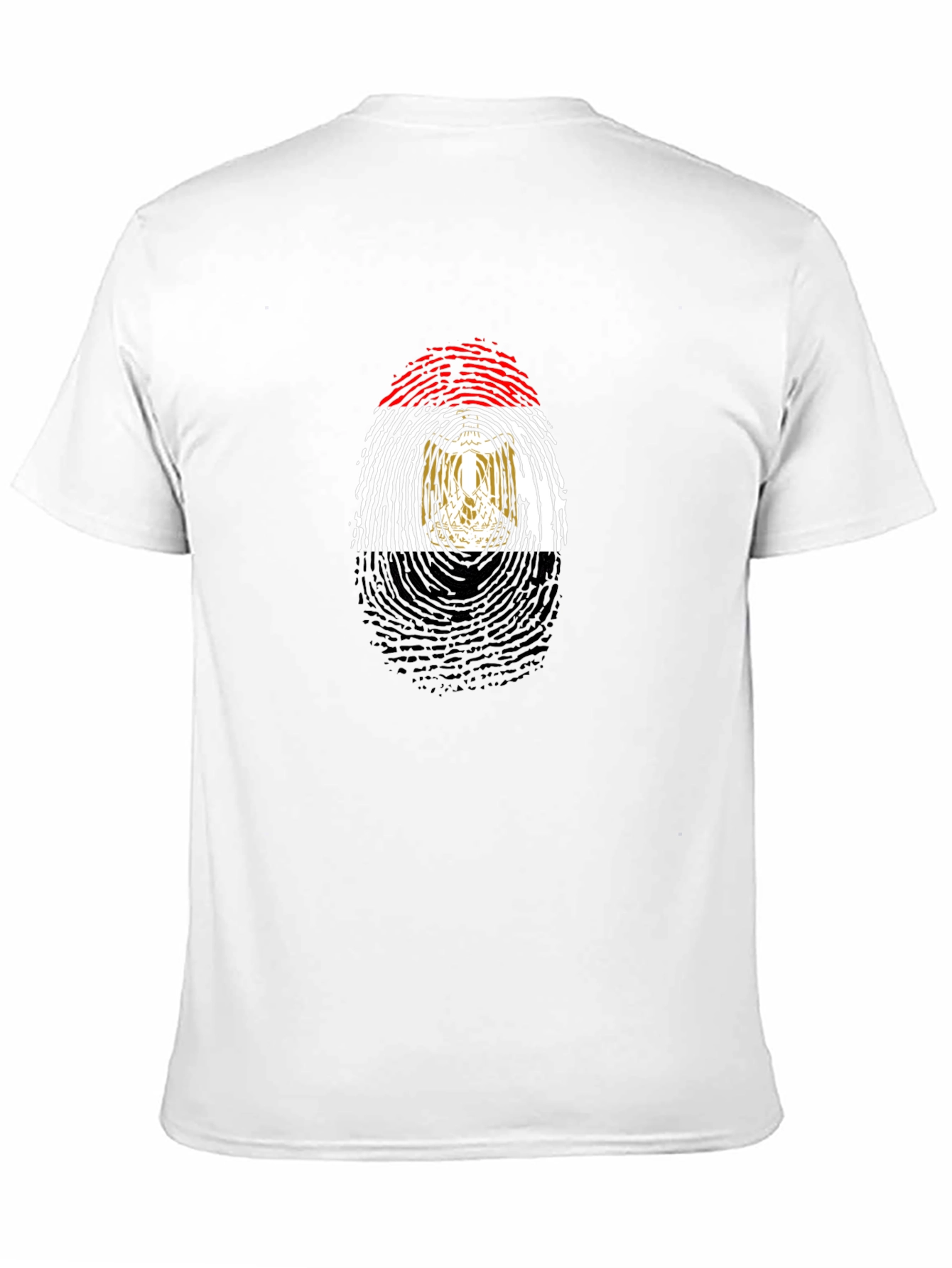 Egypt Flag Fingerprint T-Shirt