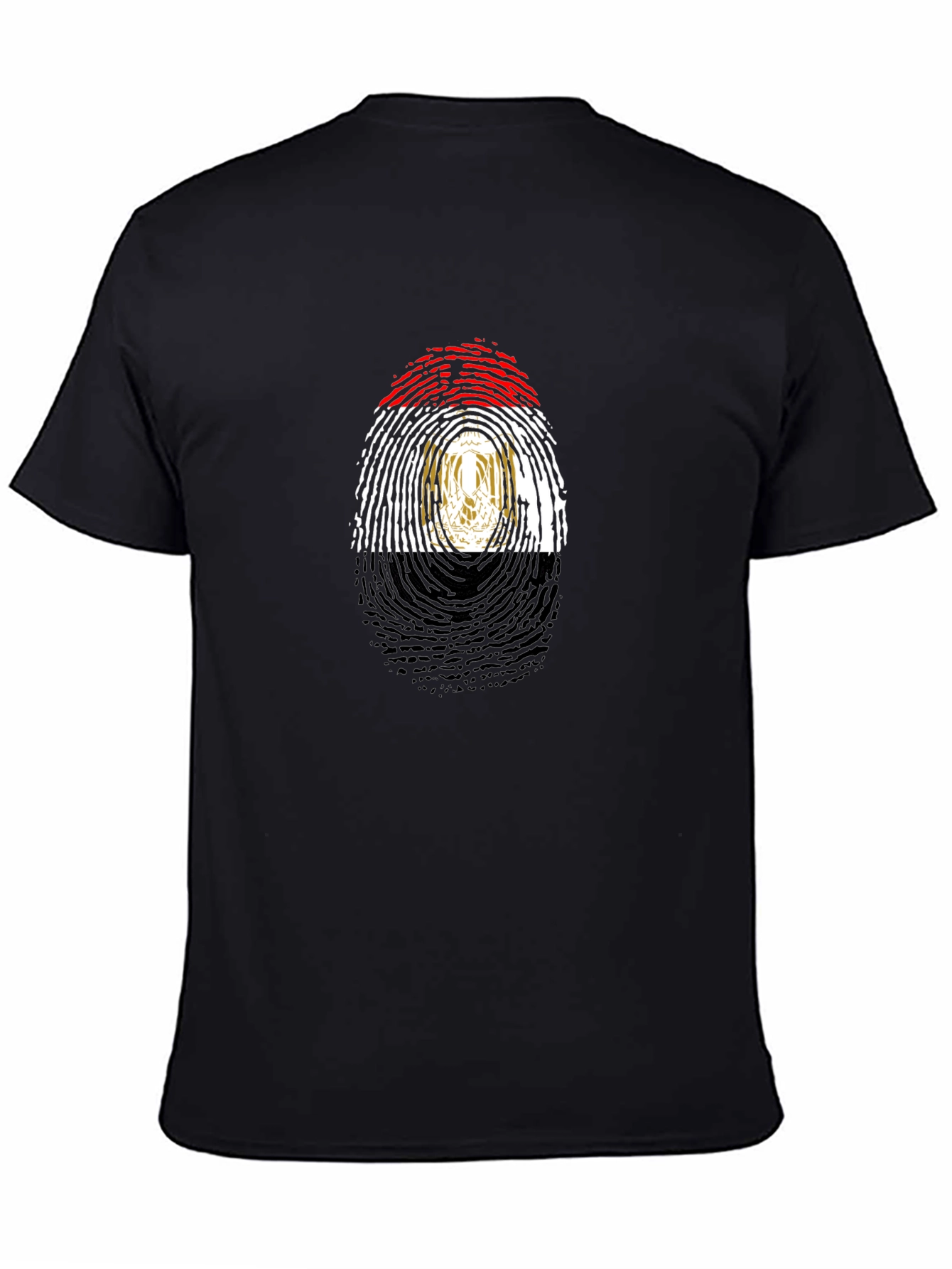 Egypt Flag Fingerprint T-Shirt