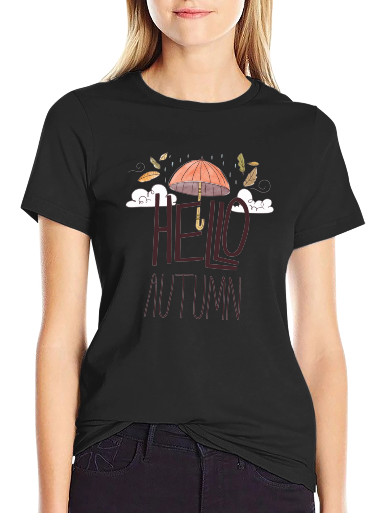 Hello Autumn Graphic T-Shirt
