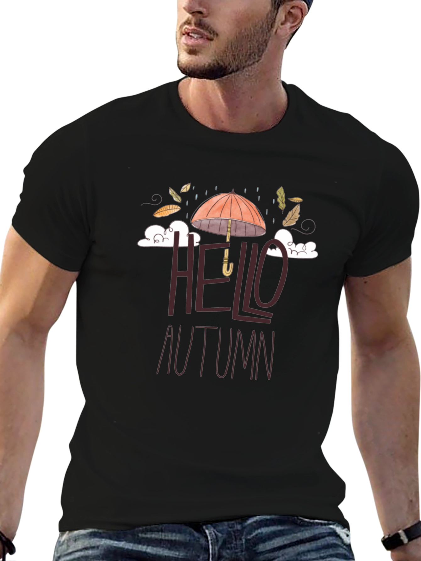 Hello Autumn Graphic T-Shirt