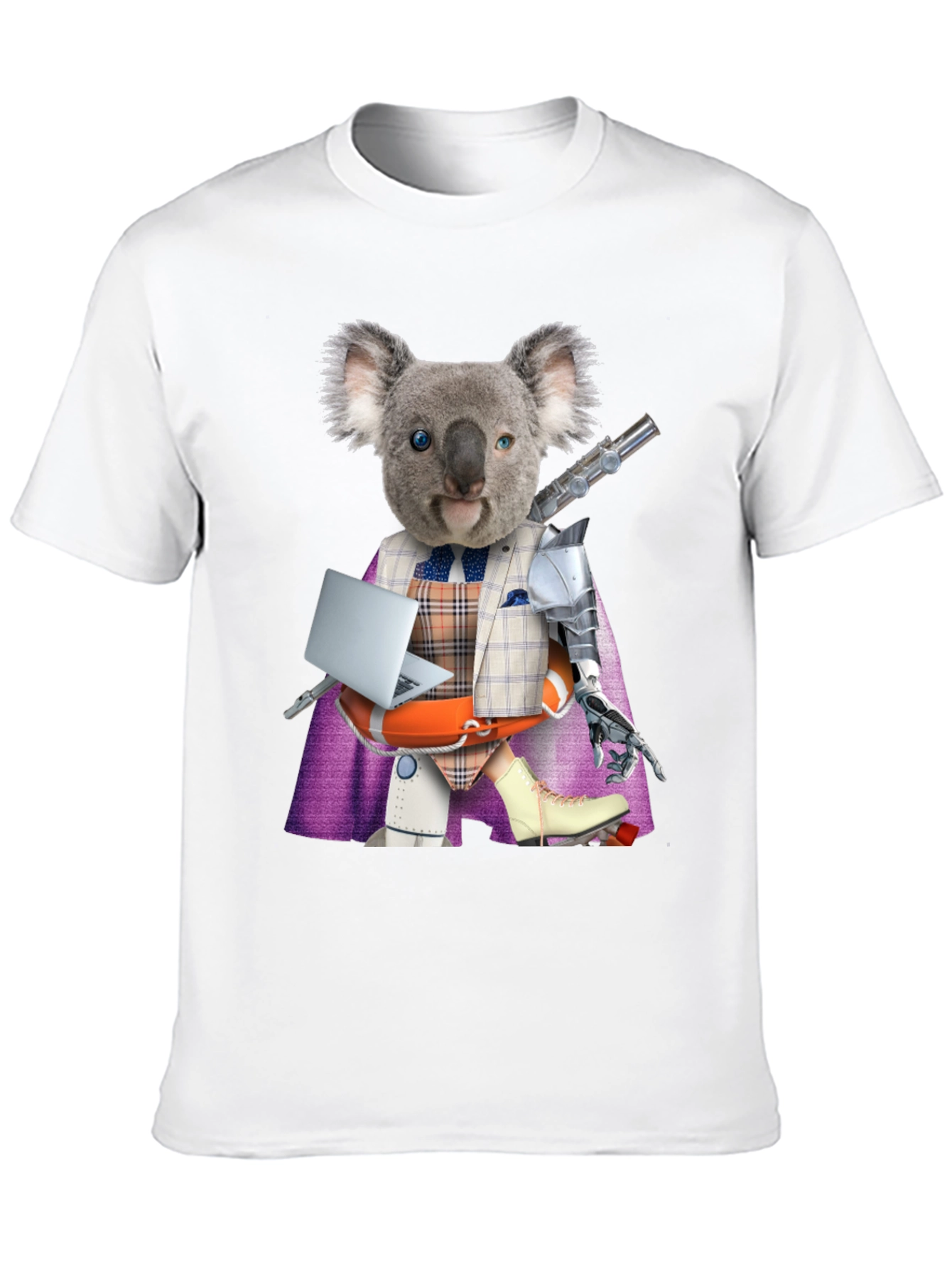 Koala Robot T-Shirt - Unique Graphic Tee