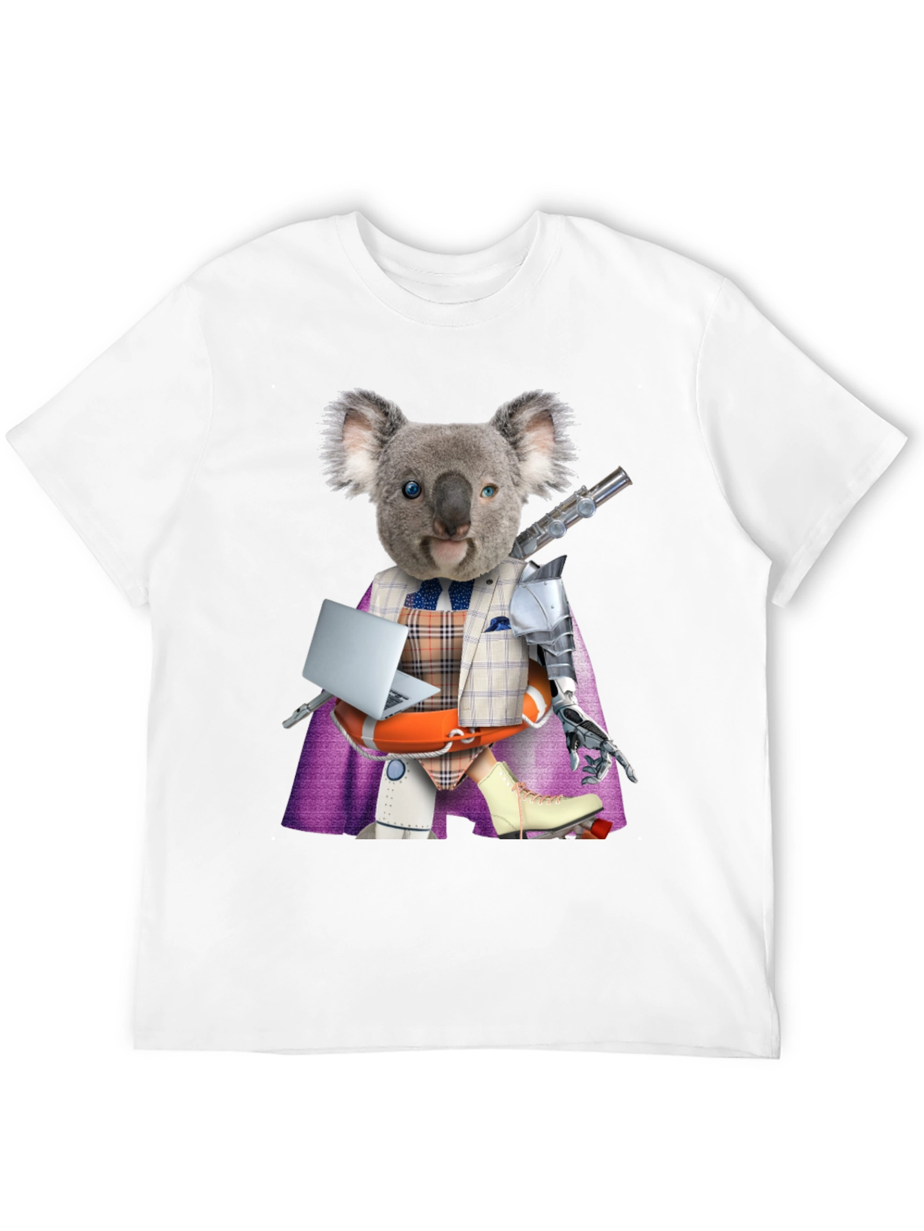 Koala Robot T-Shirt - Unique Graphic Tee