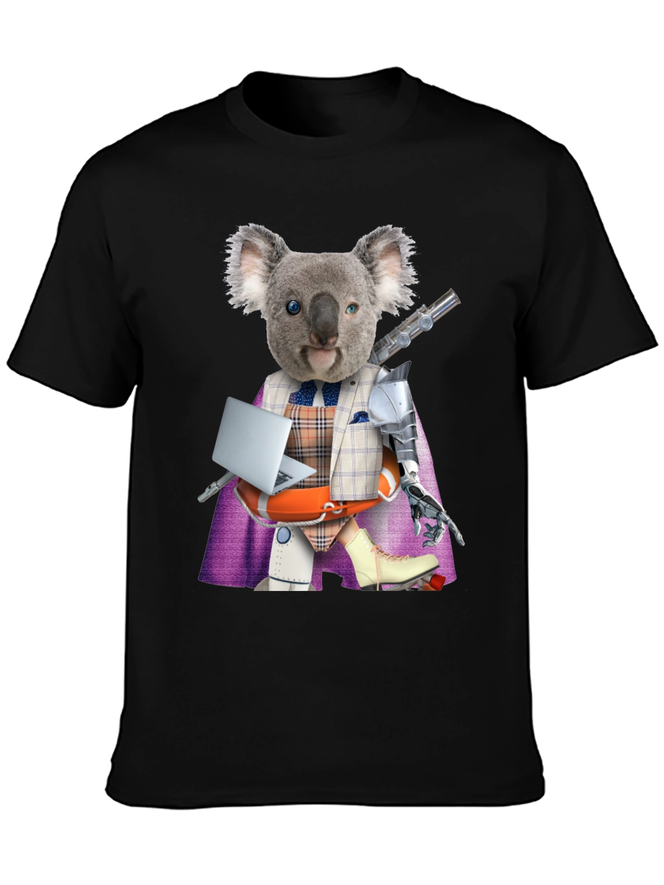 Koala Robot T-Shirt - Unique Graphic Tee