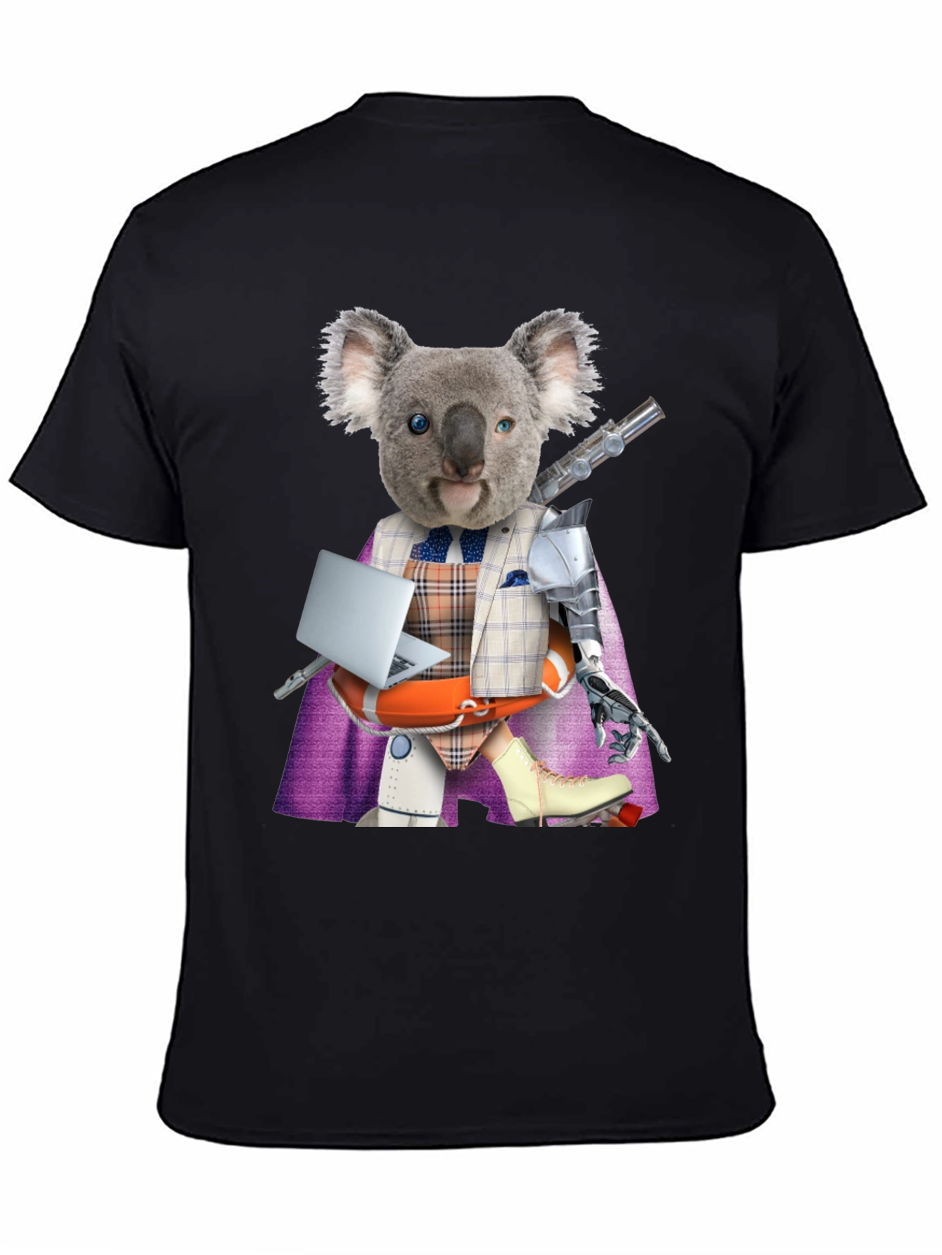 Koala Robot T-Shirt - Unique Graphic Tee