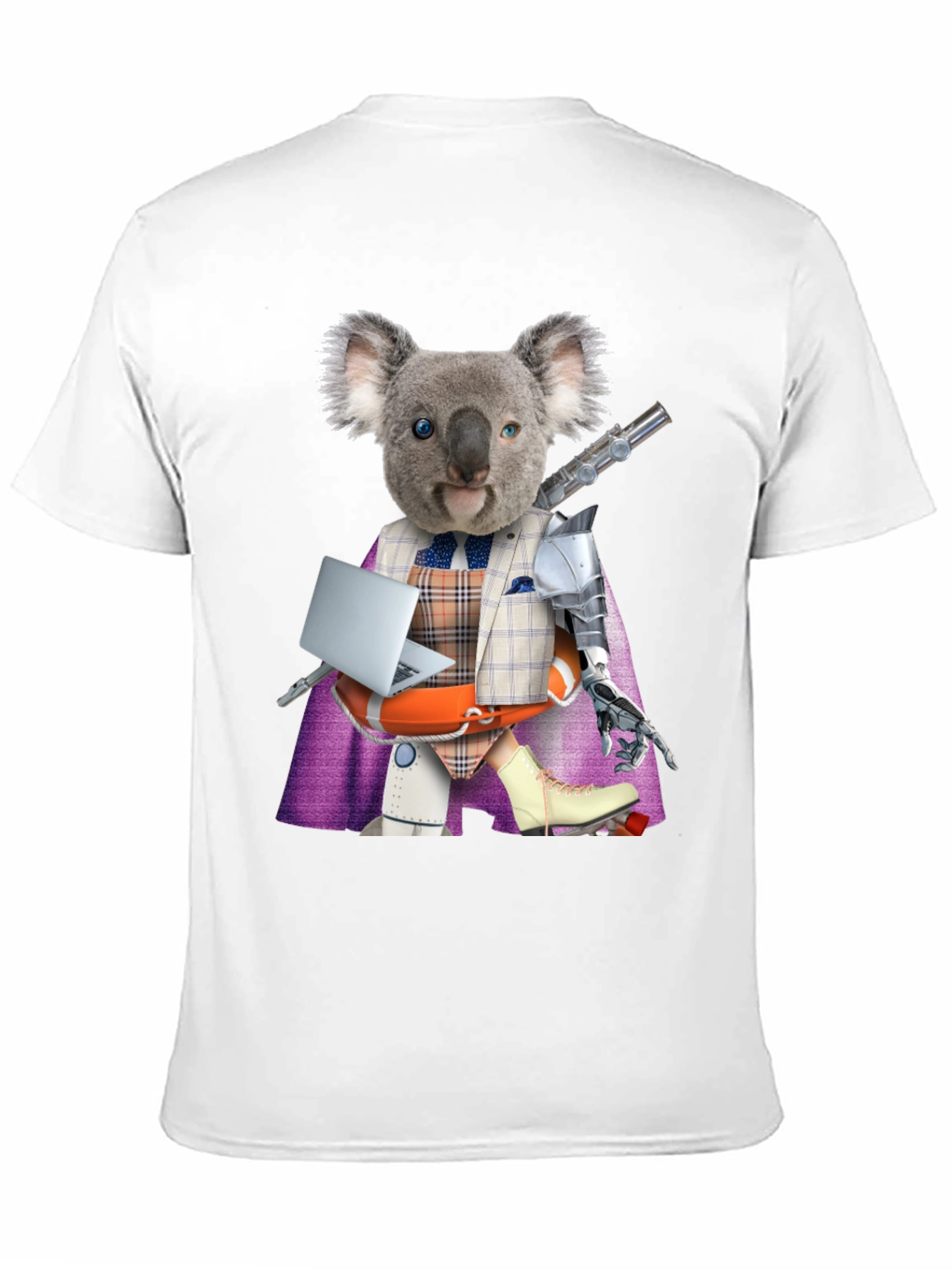 Koala Robot T-Shirt - Unique Graphic Tee